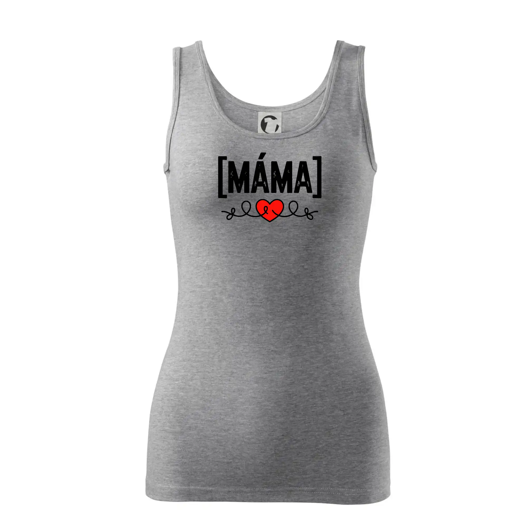 Nápis máma a srdce