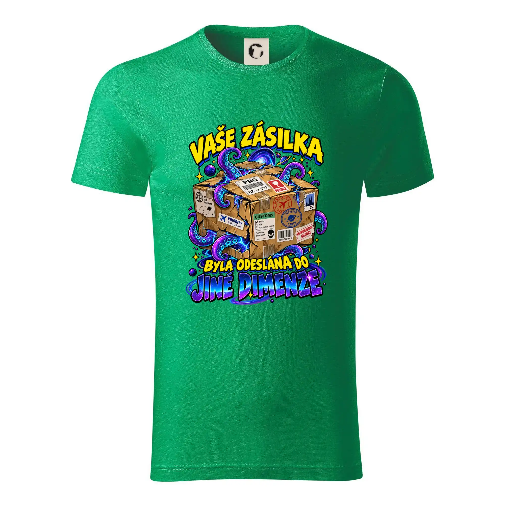 Vaše zásilka byla odeslána do jiné dimenze