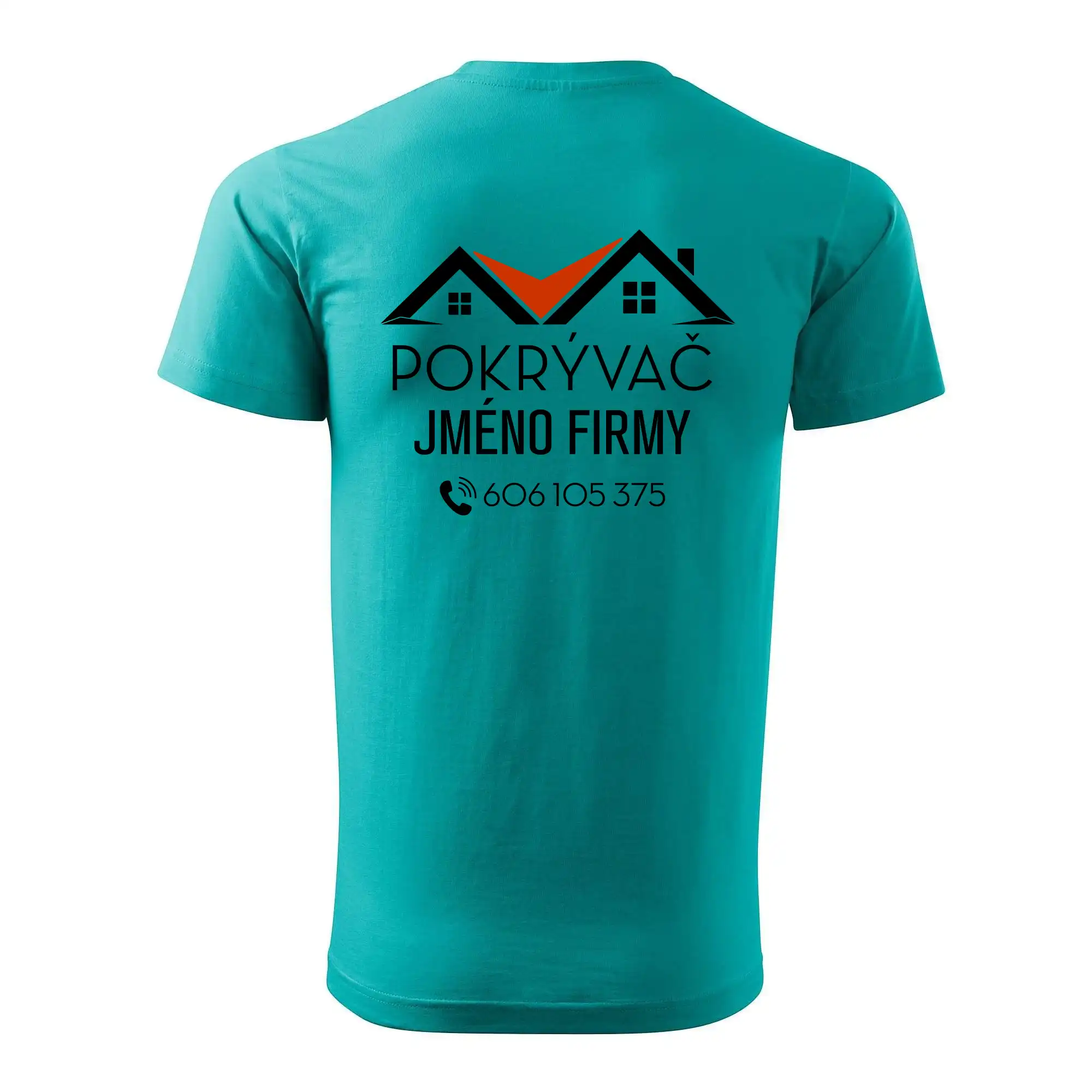 Tričko pro pokrývače - Dvě střechy