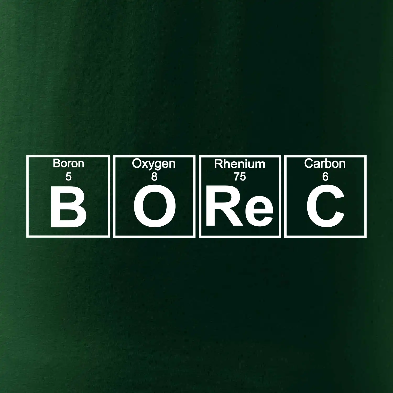 Borec - Periodická tabulka