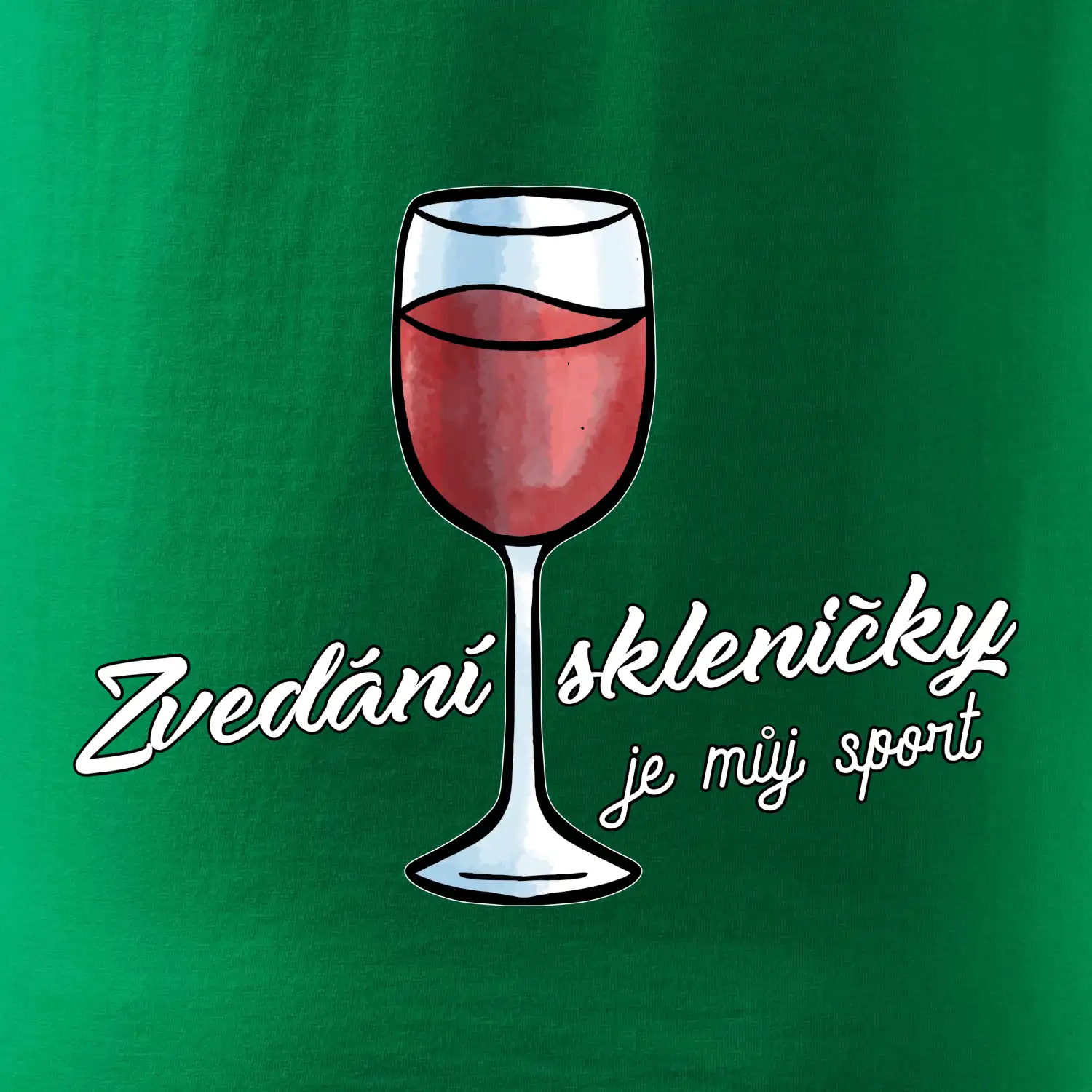 Zvedání skleničky je můj sport