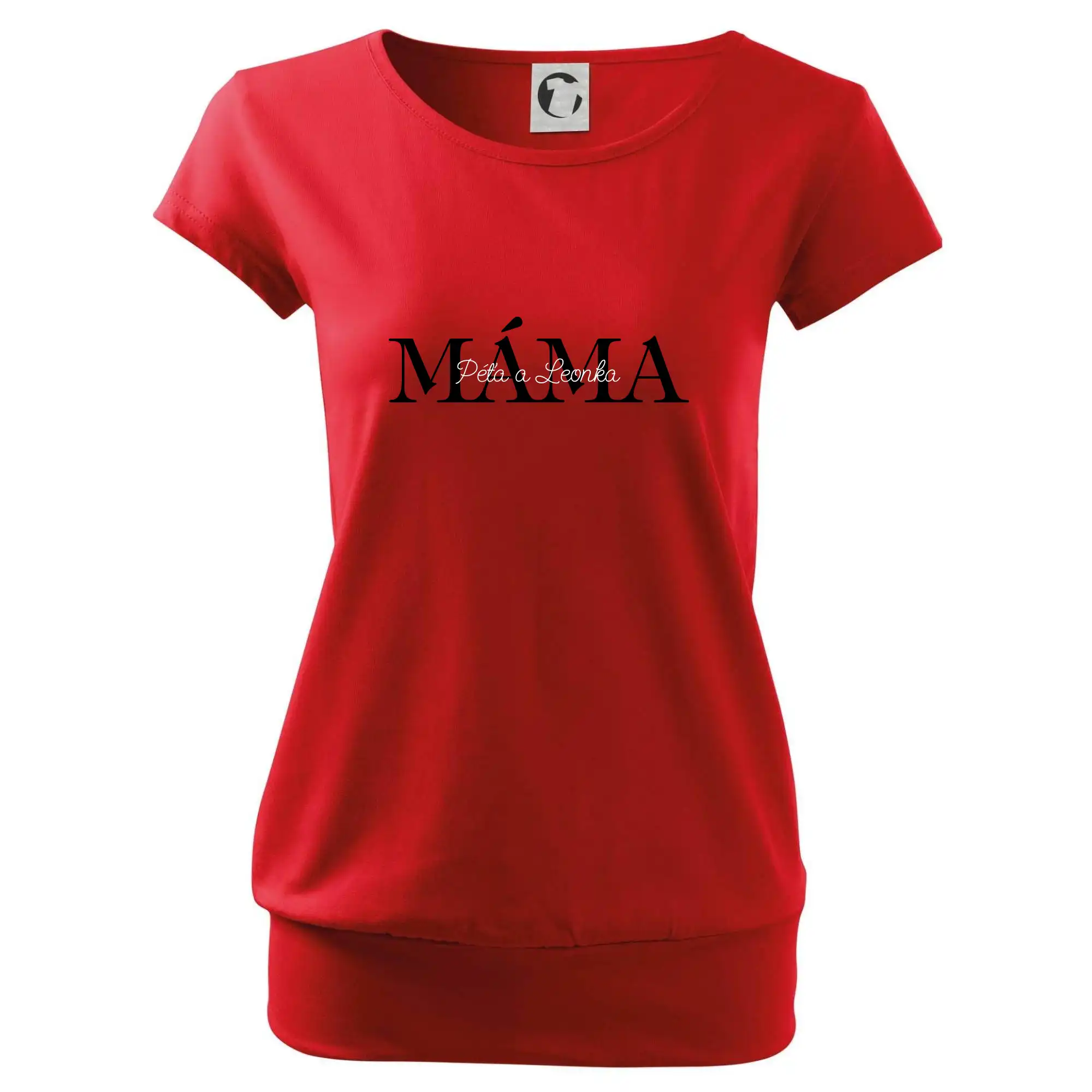 Máma - Tiskací nápis se jmény dětí