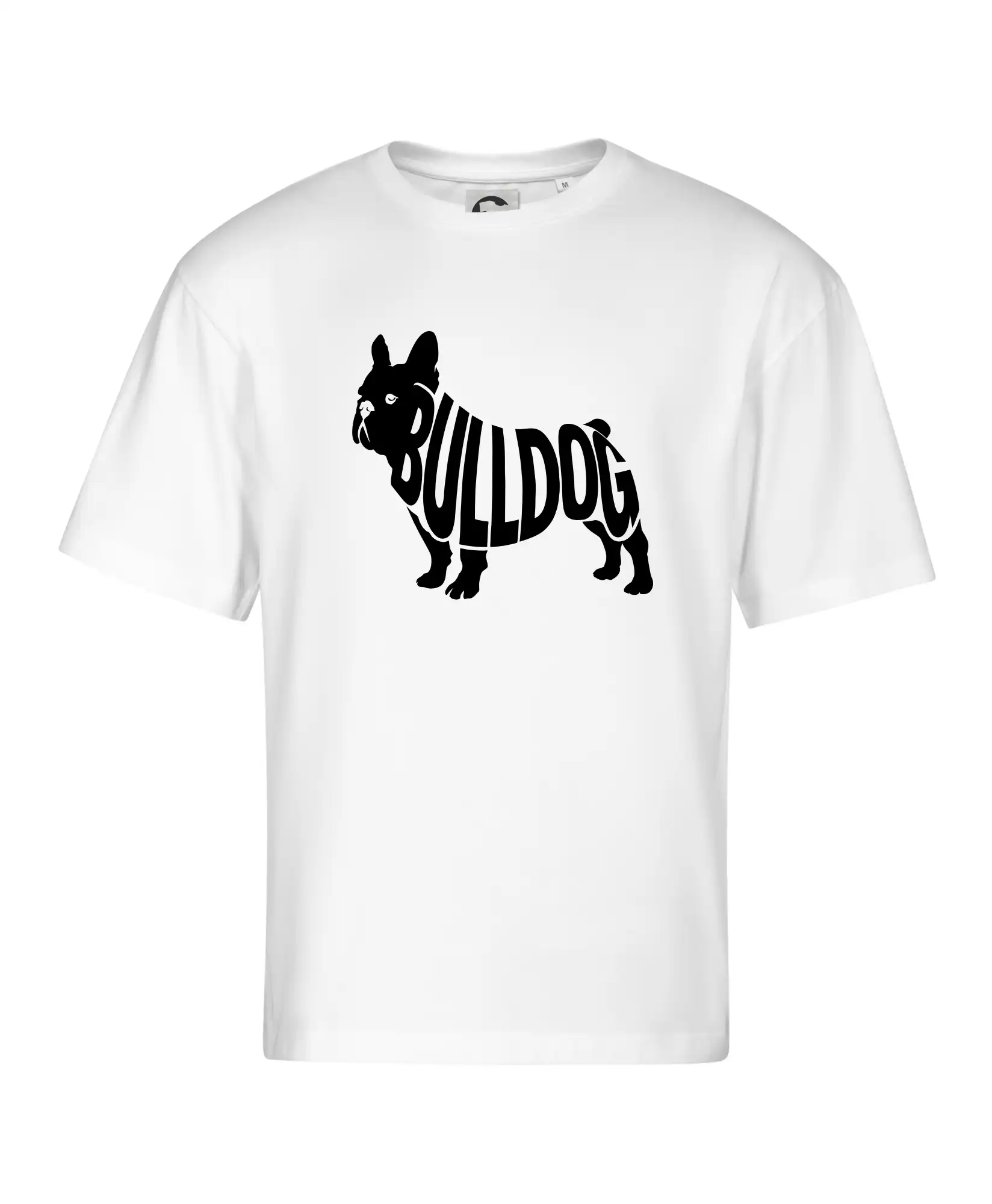 Bulldog  nápis v těle