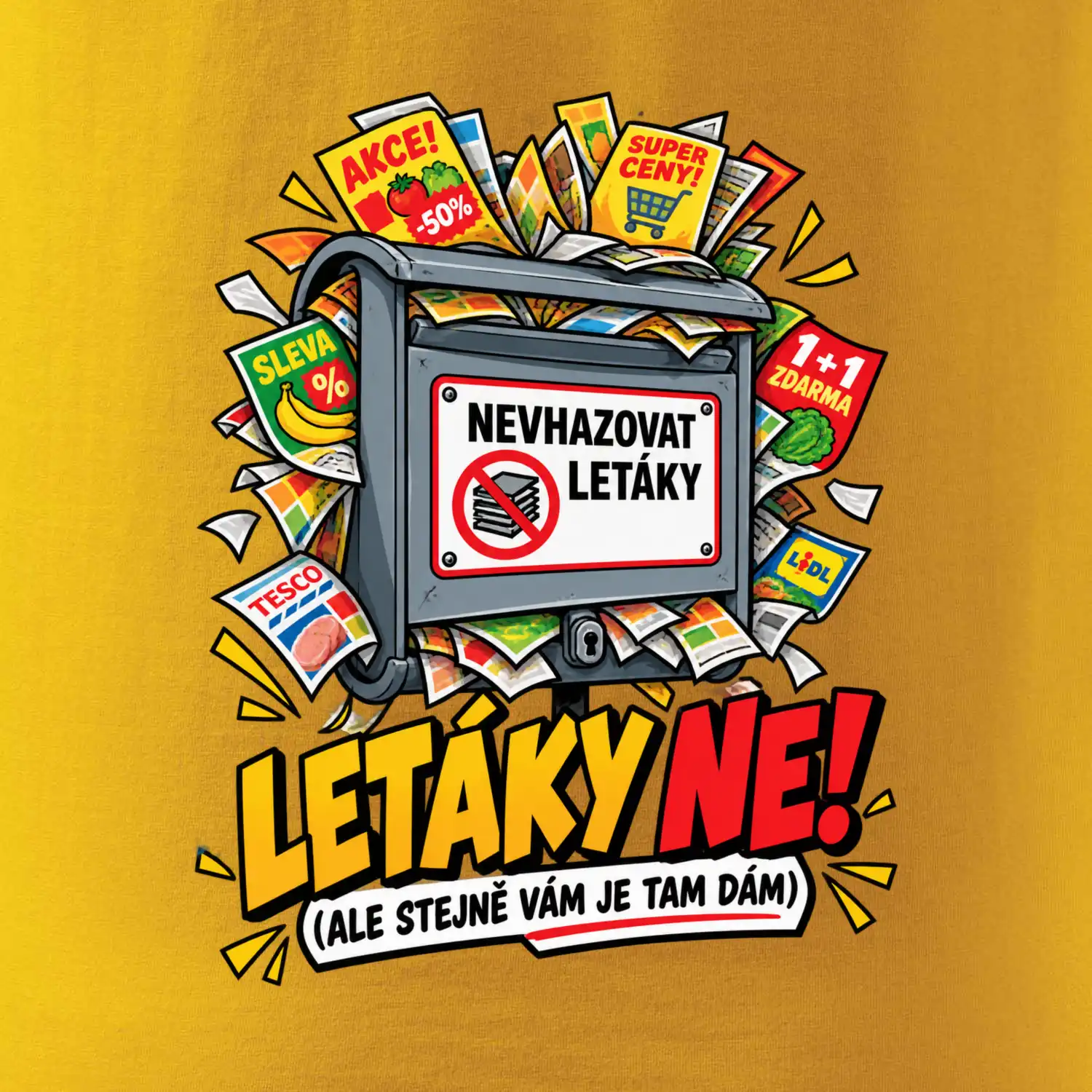 Letáky ne