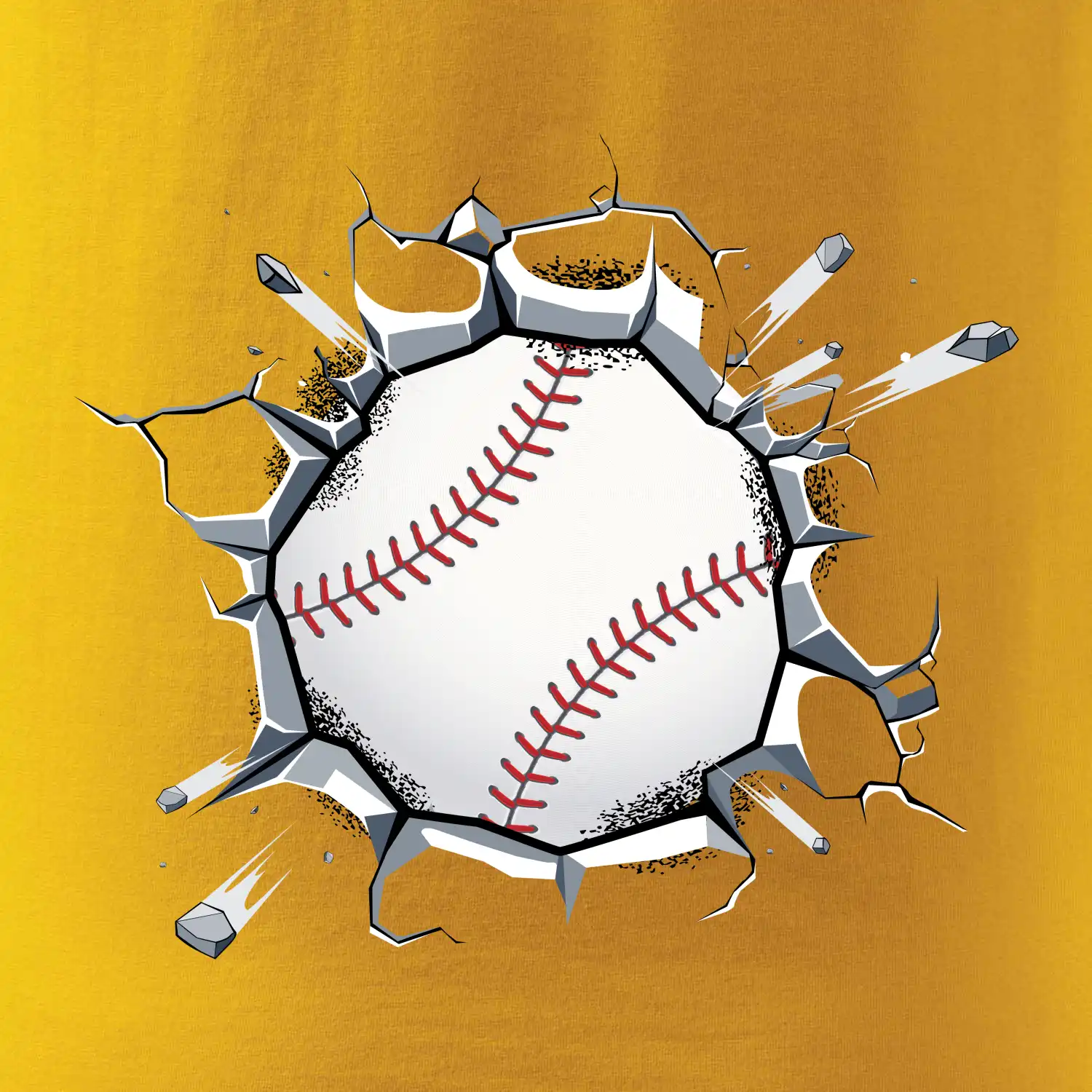 Baseball míč v triku