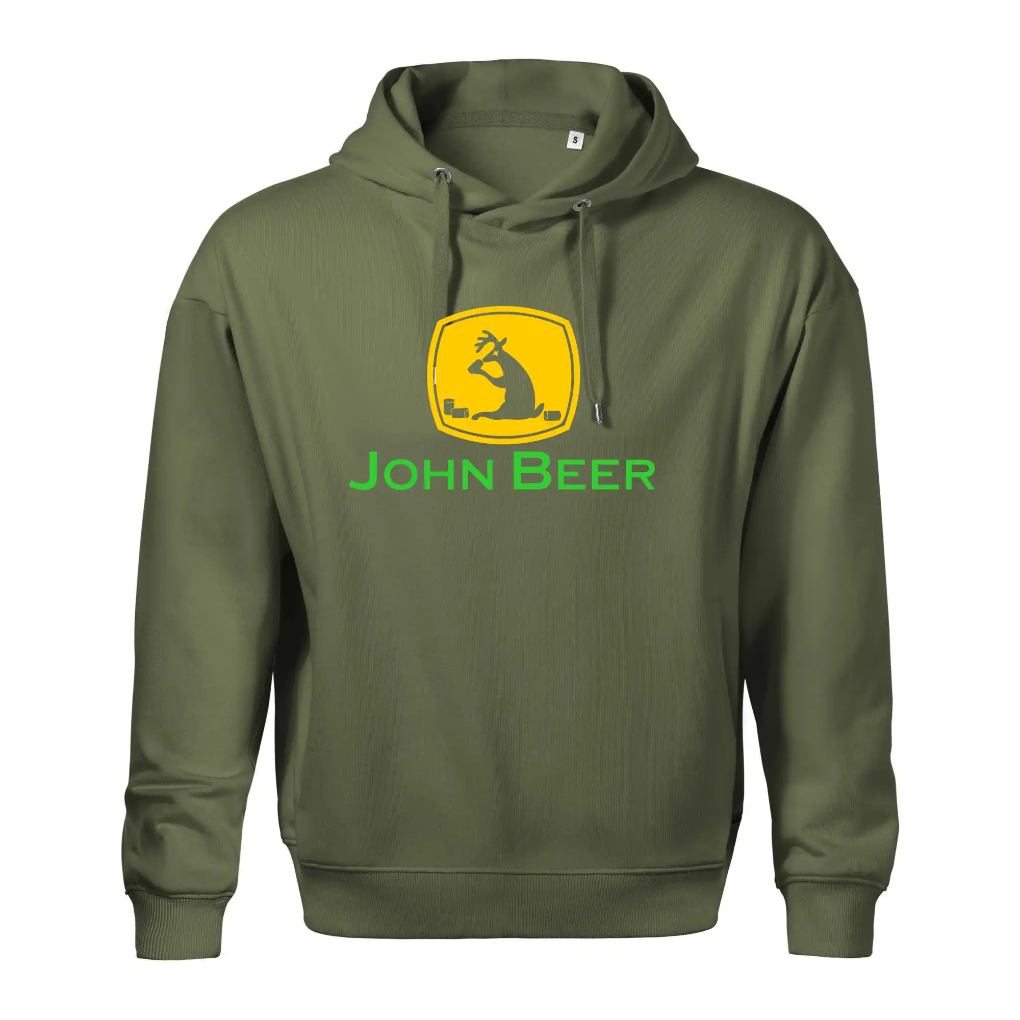 John Beer jelen s pivem