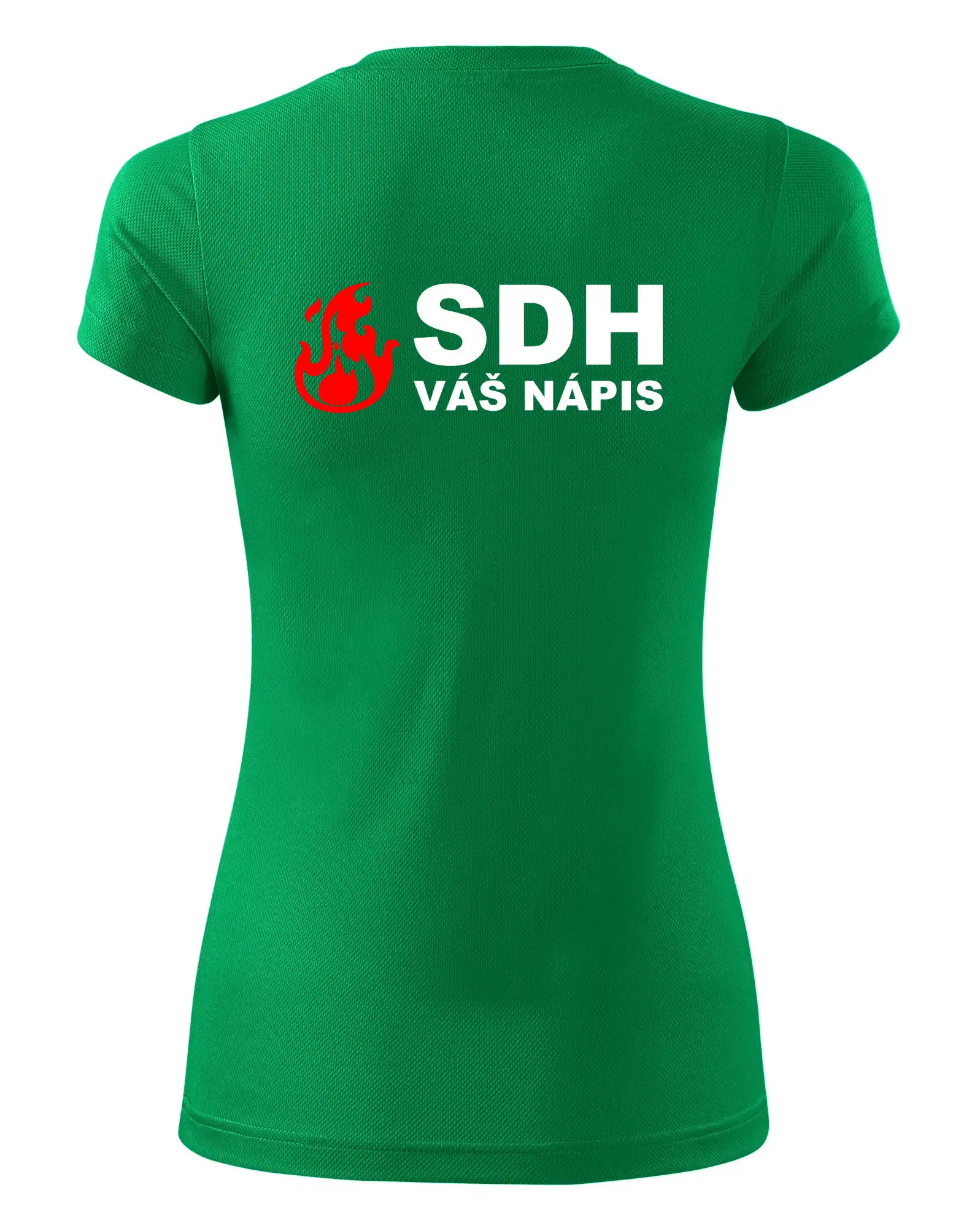 SDH nápis (oheň, název sboru - vlastní nápis)
