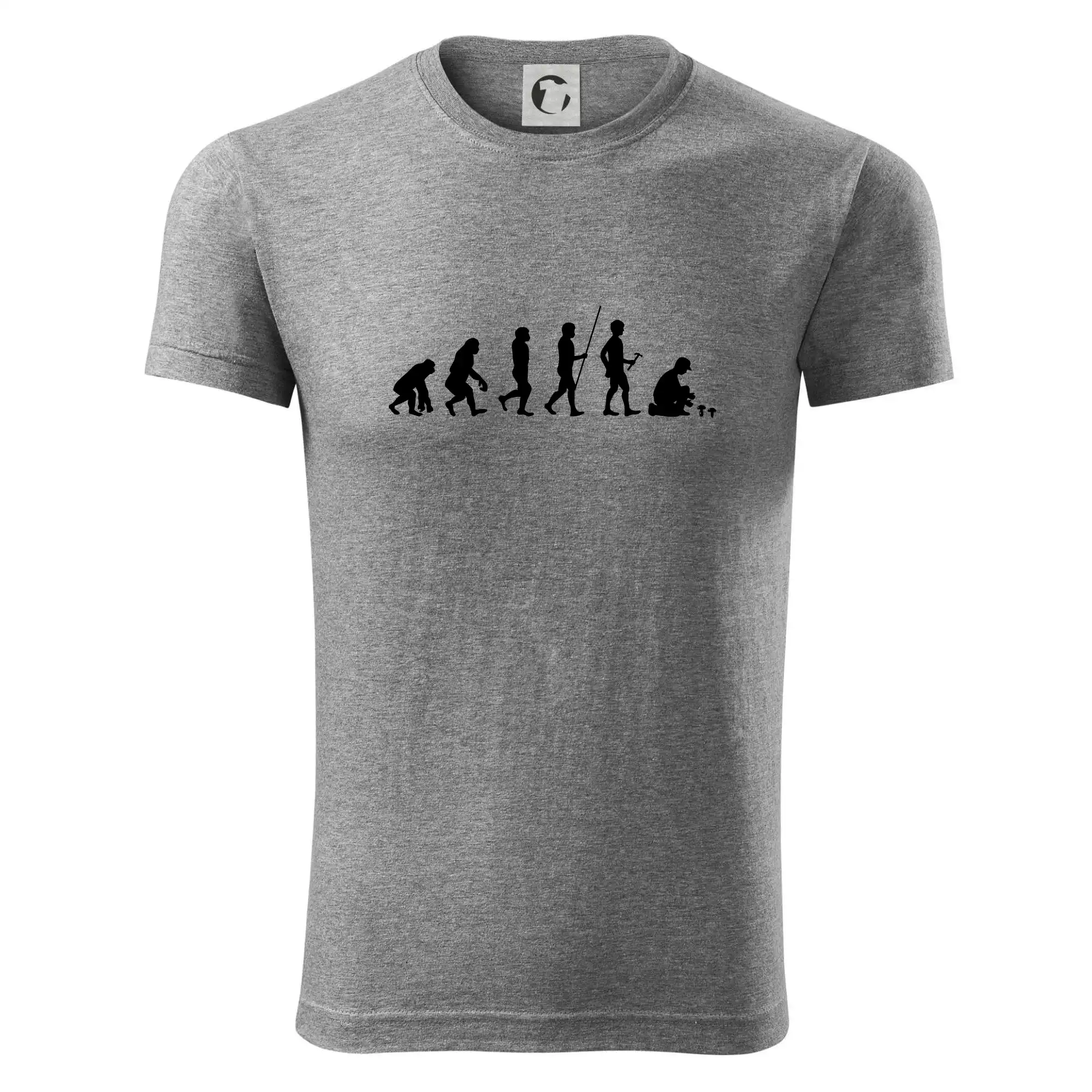 Evoluce houbař muž