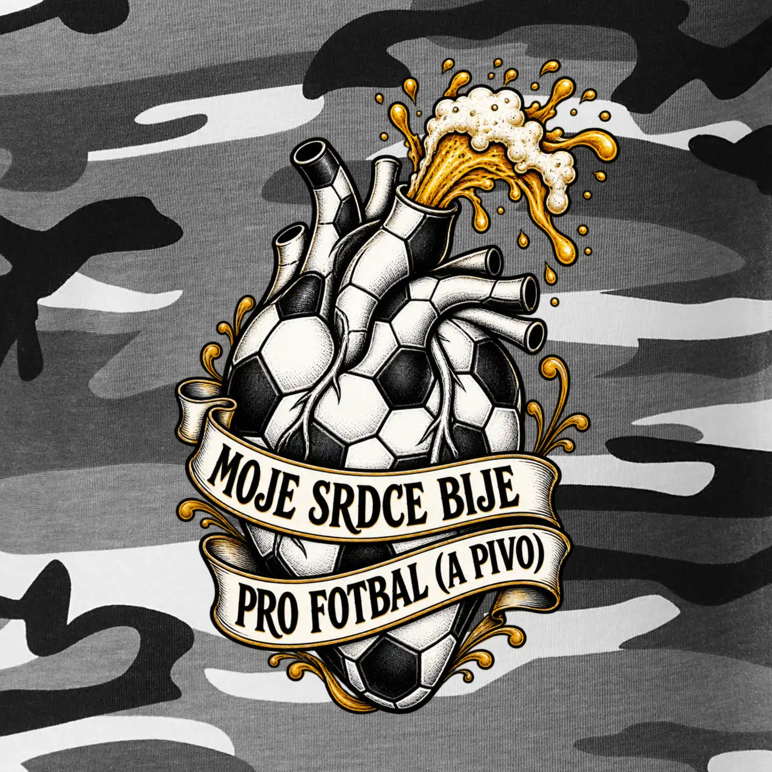 Moje srdce bije pro fotbal a pivo