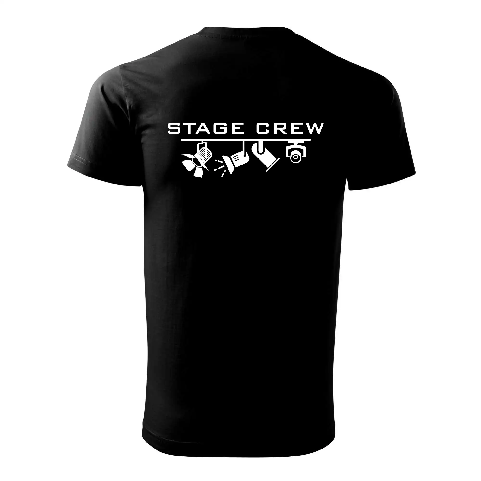 Jméno a nápis na zádech - stage crew