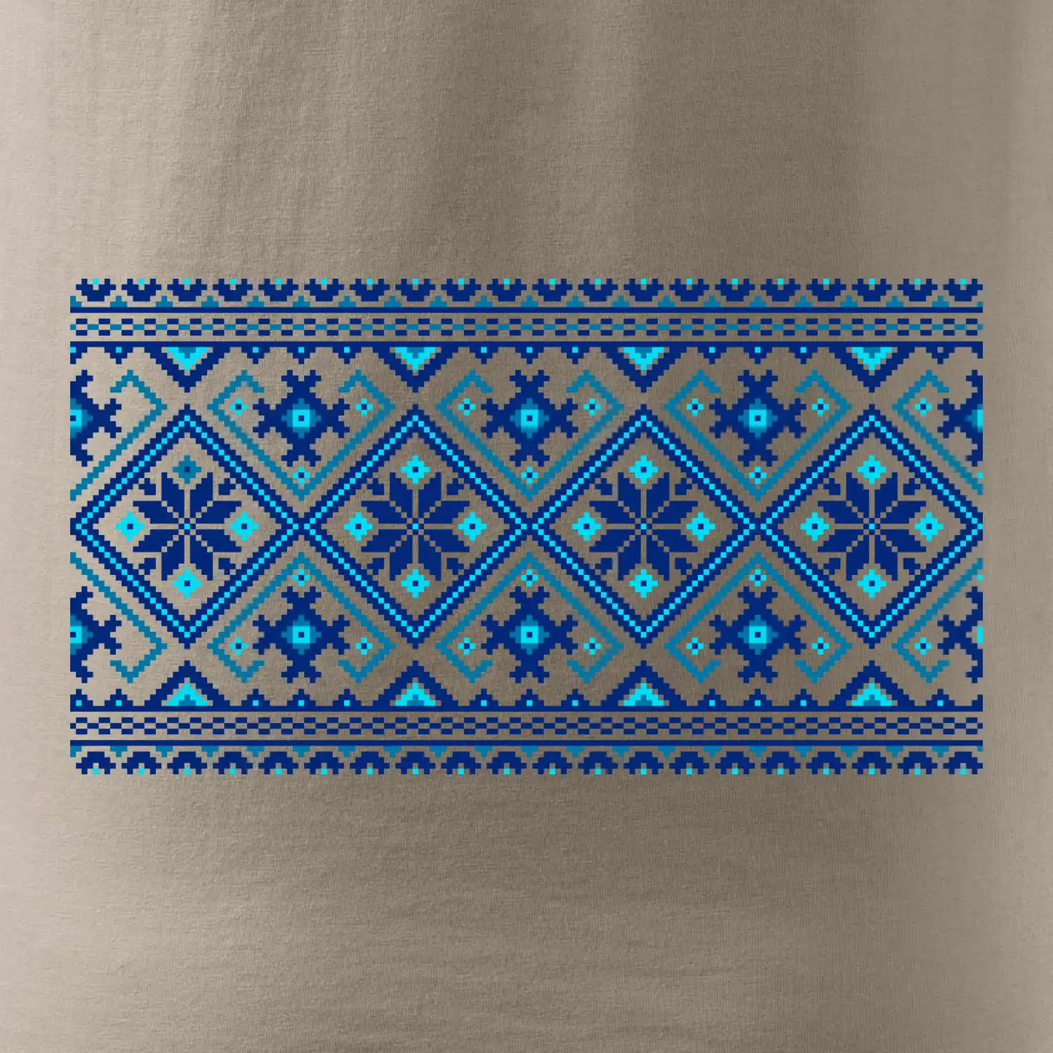 Ukrajinský vzor - modrý