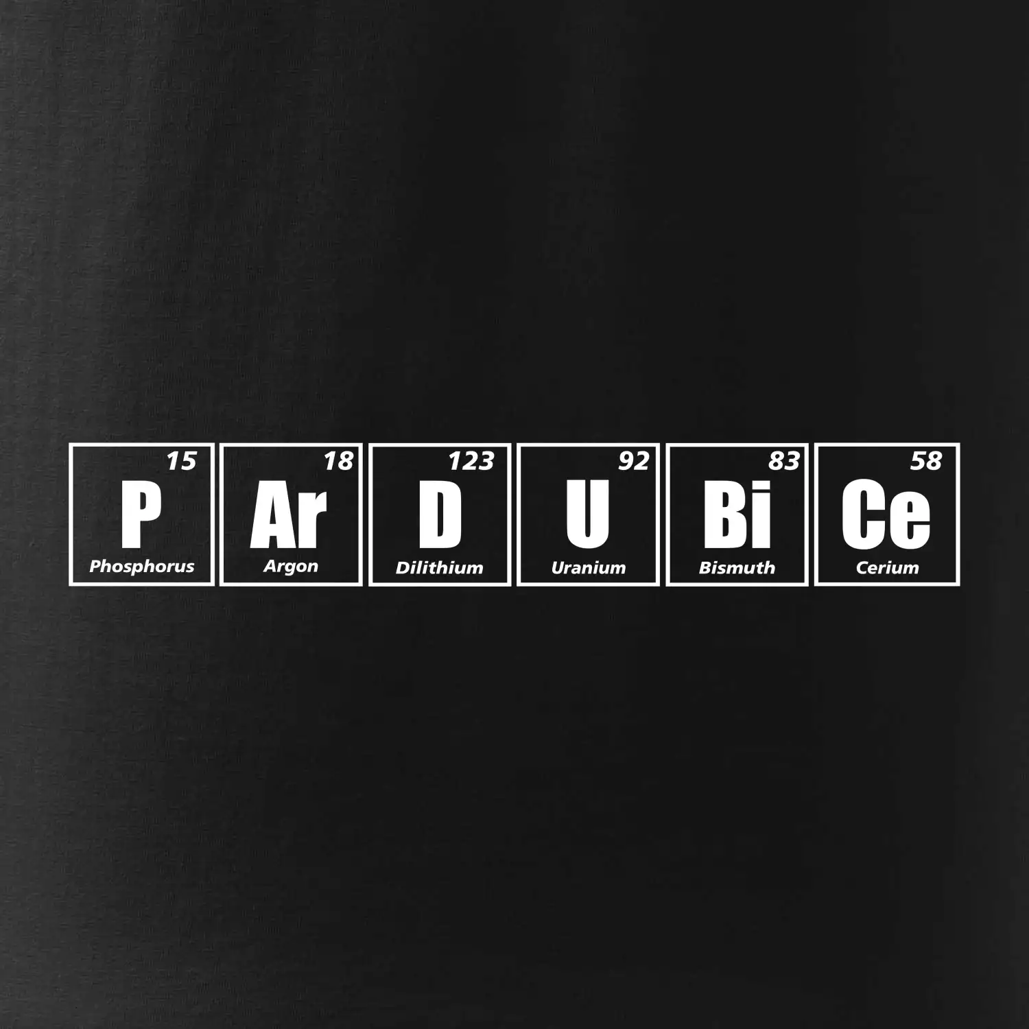 Periodická tabulka Pardubice