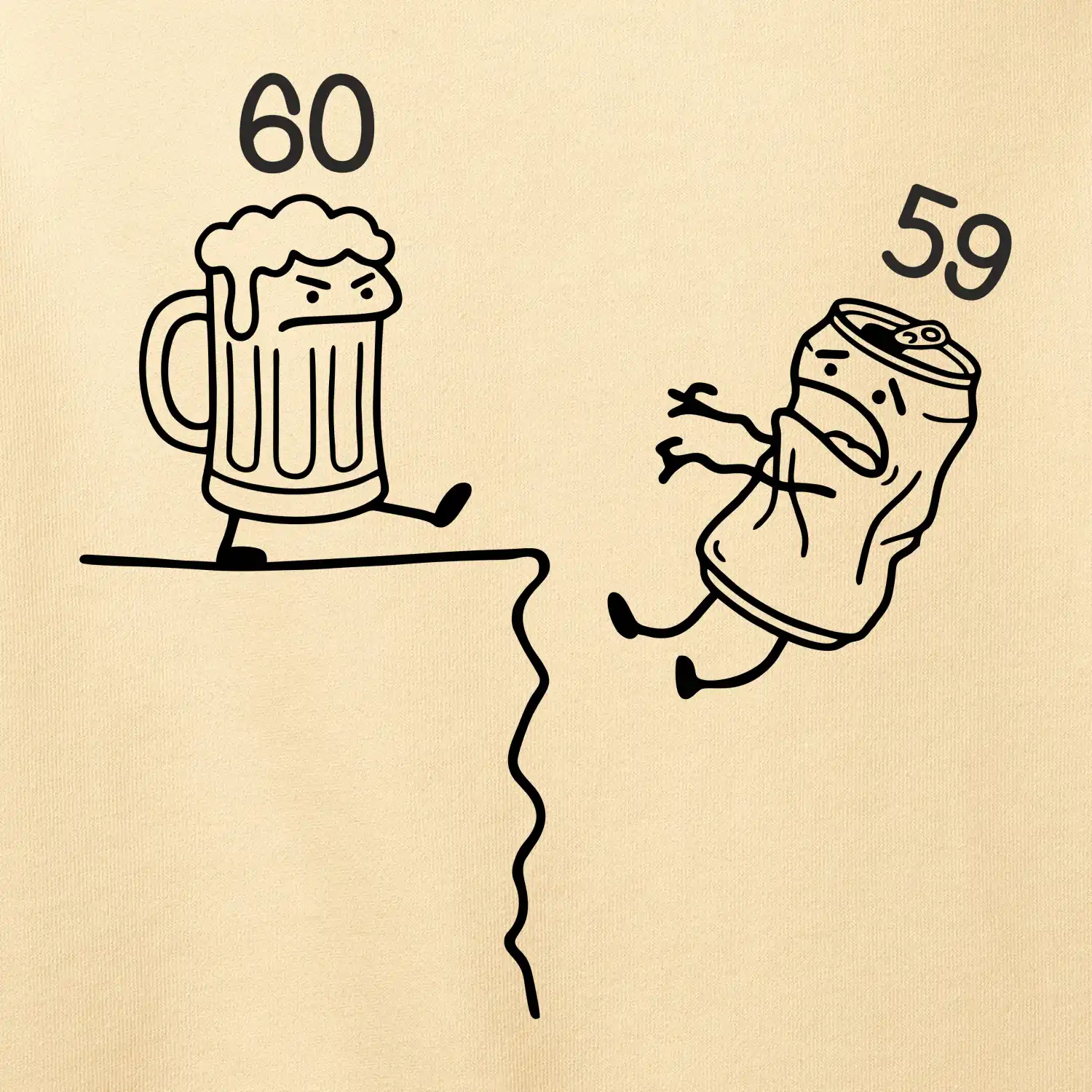 Pivo narozeniny - útes 60 let