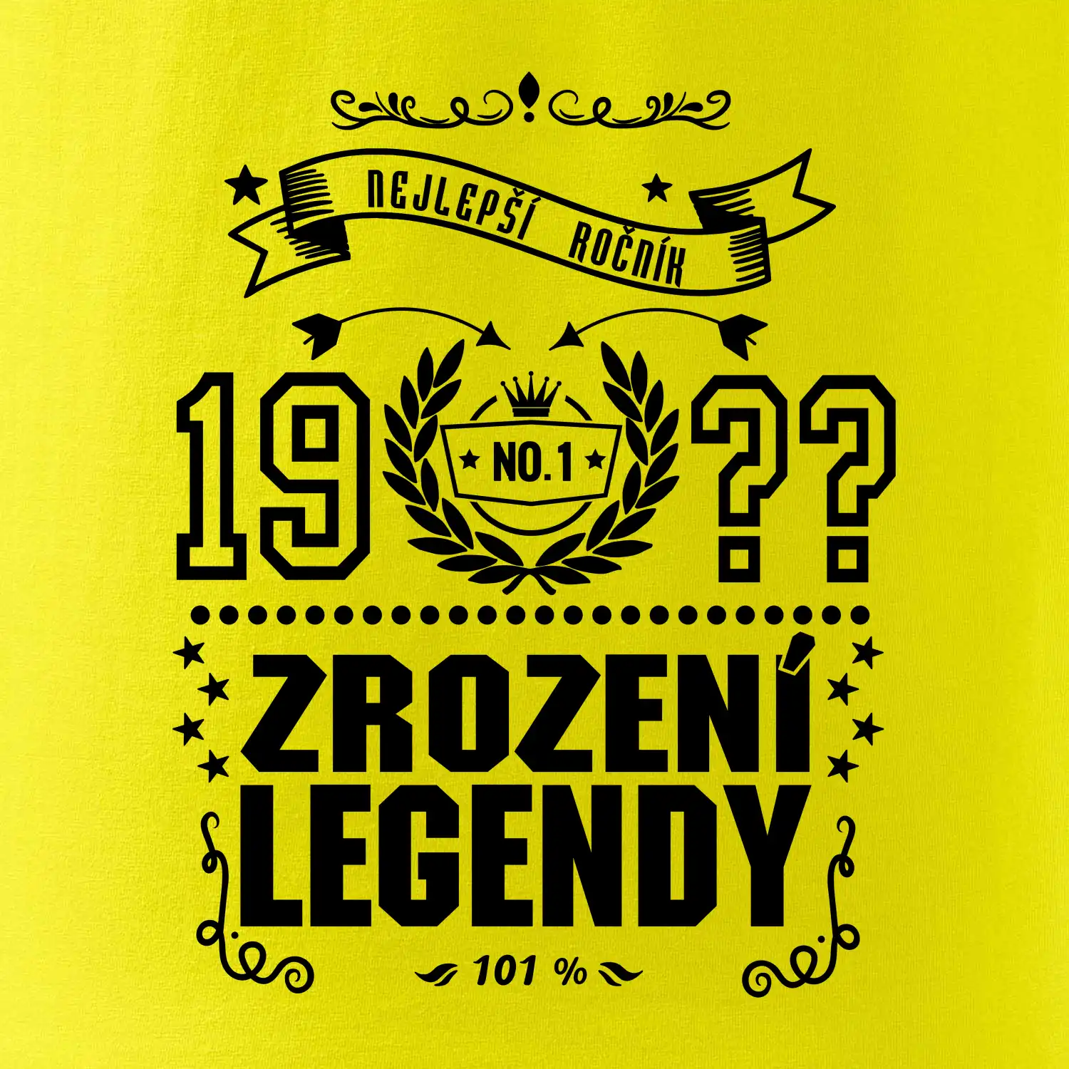 Zrození legendy - pro všechny - vlastní letopočet