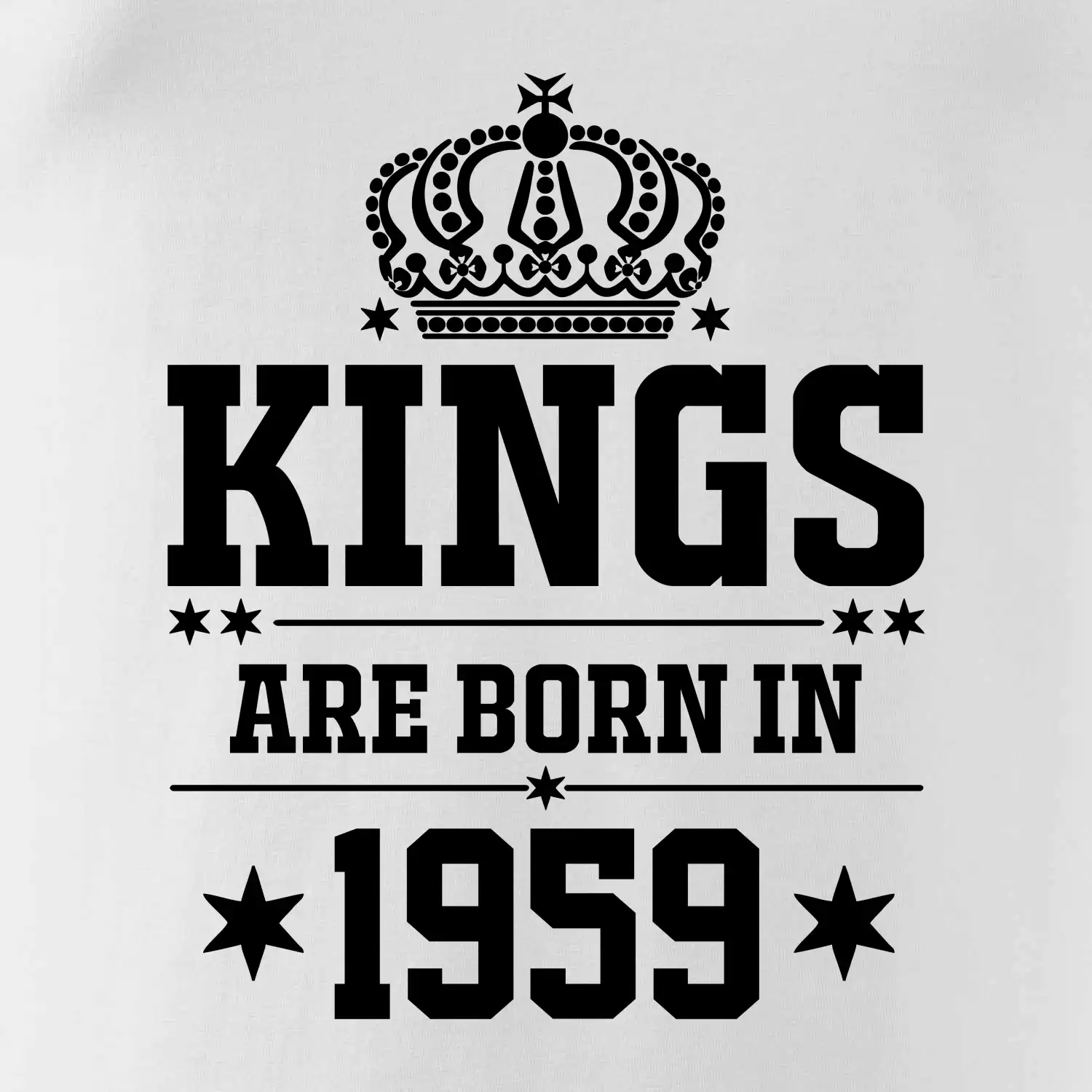 Kings are born in 1959