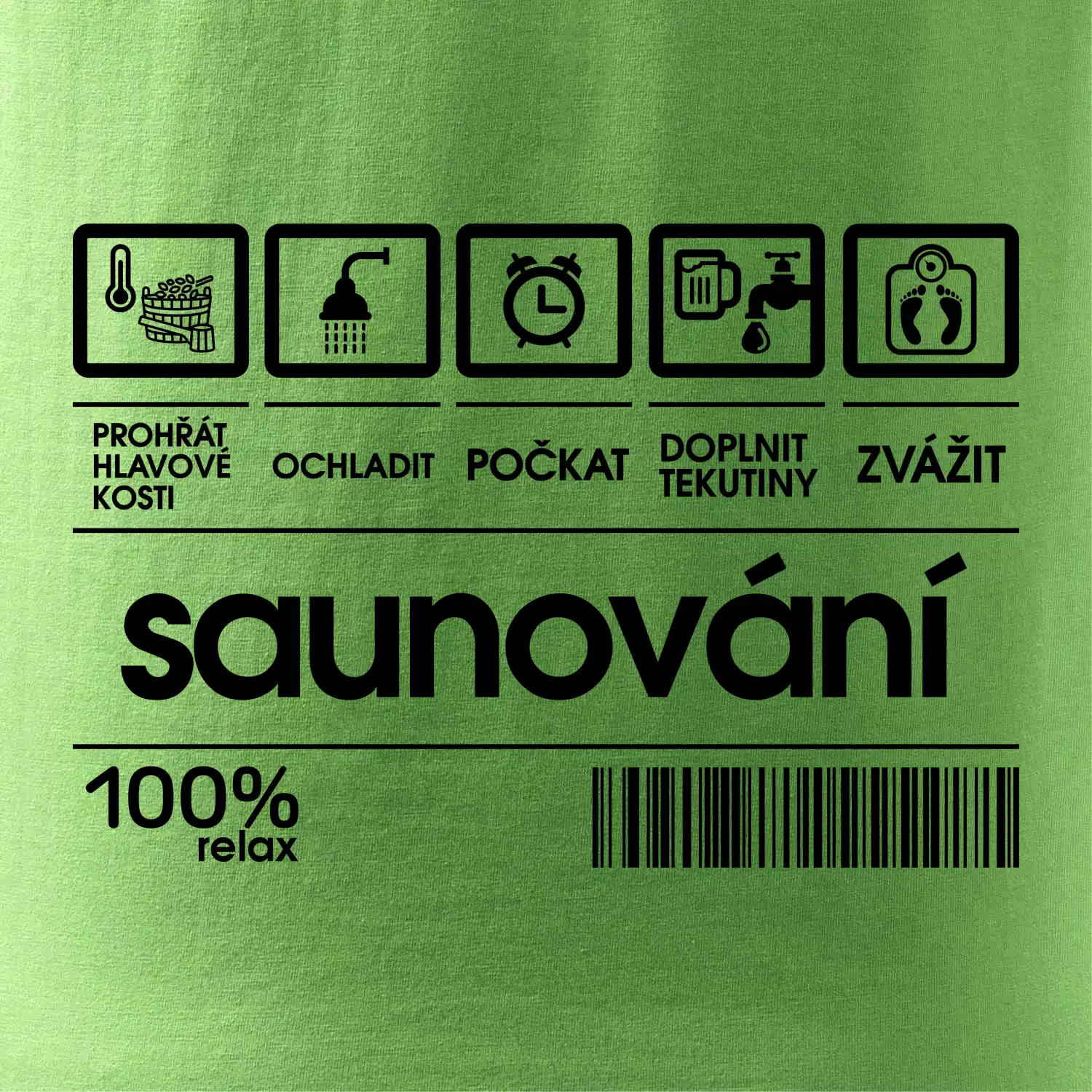 Čárový kód - sauna