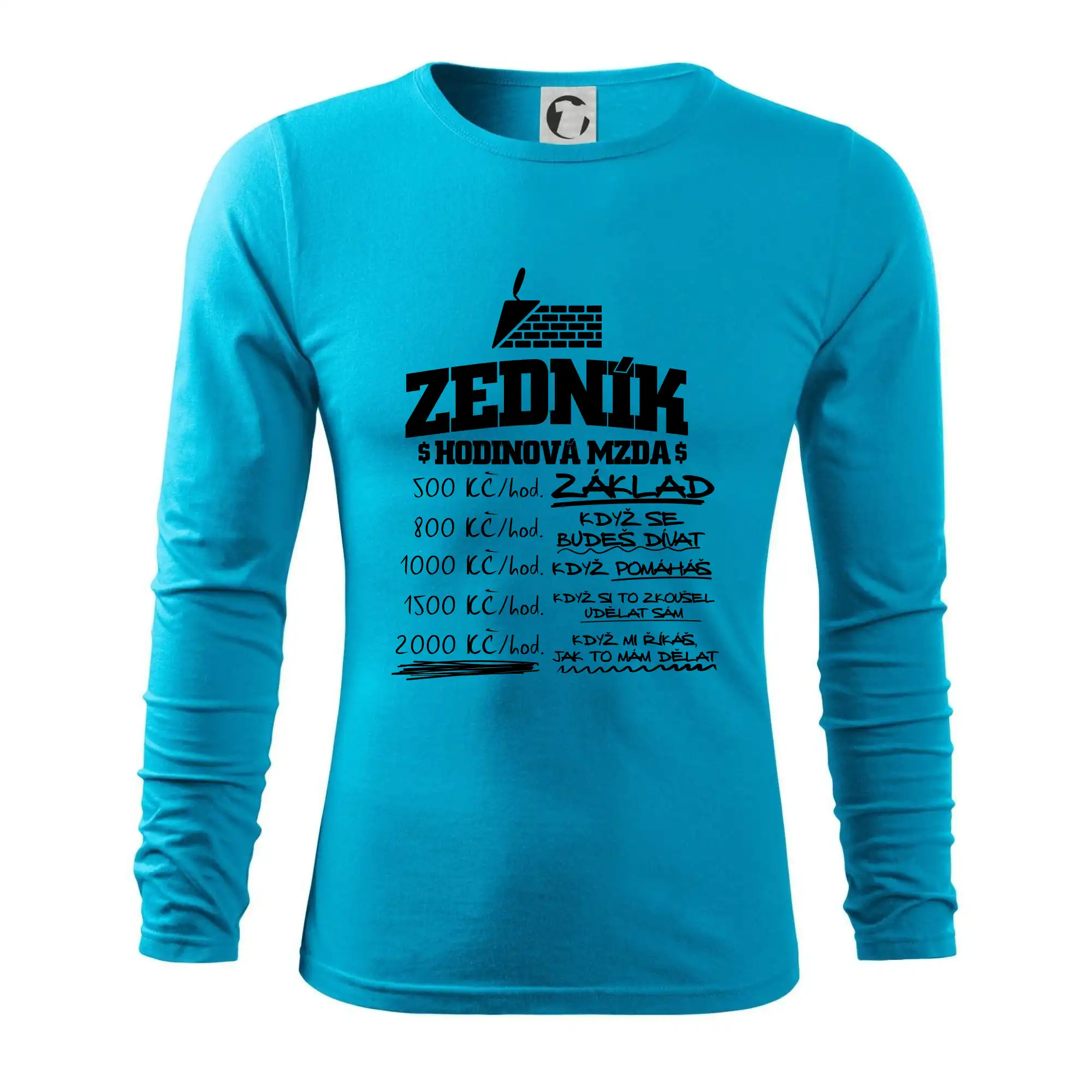 Hodinová mzda zedník