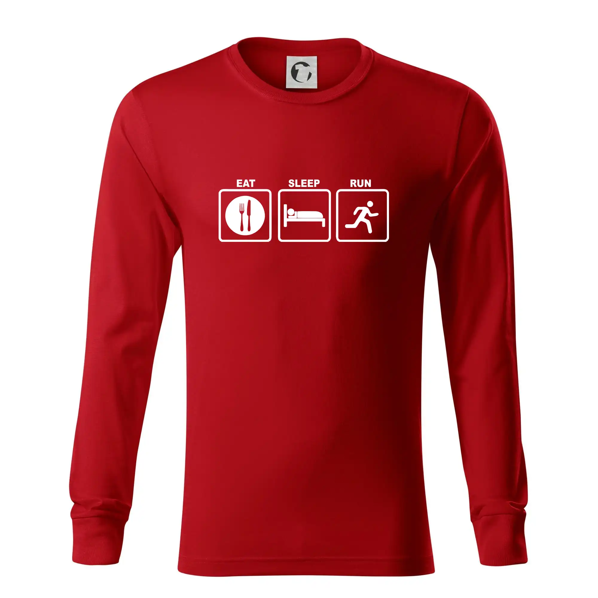 Eat sleep run čtverce