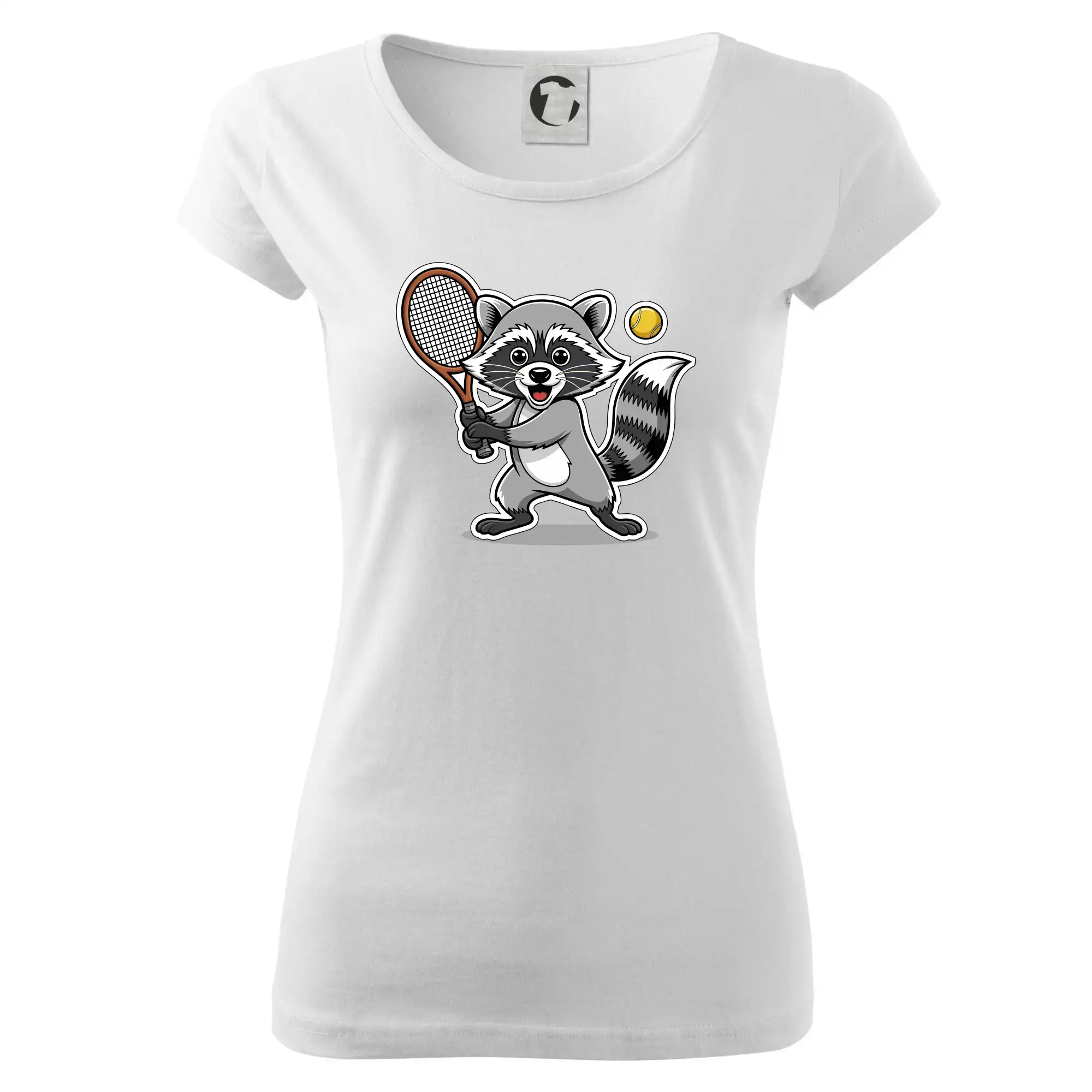 Mýval hraje tenis kreslený