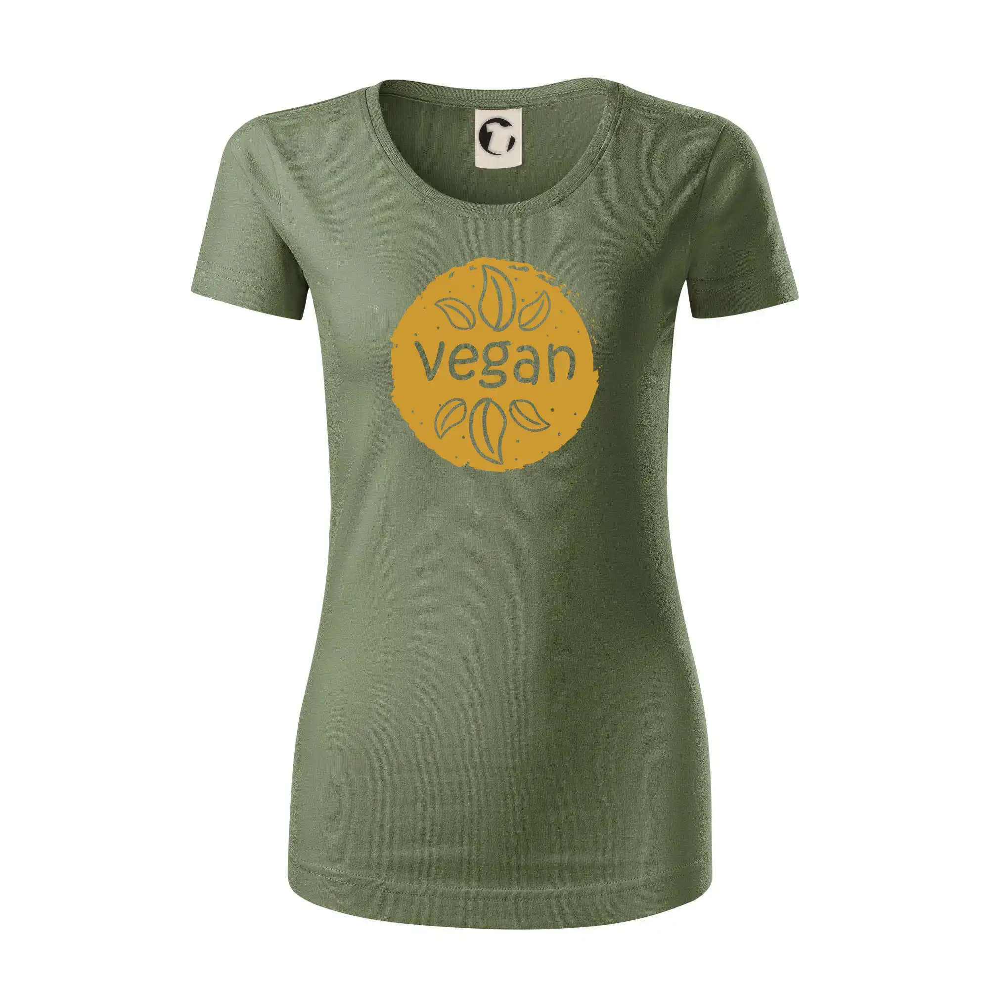 Vegan hnědá kruh