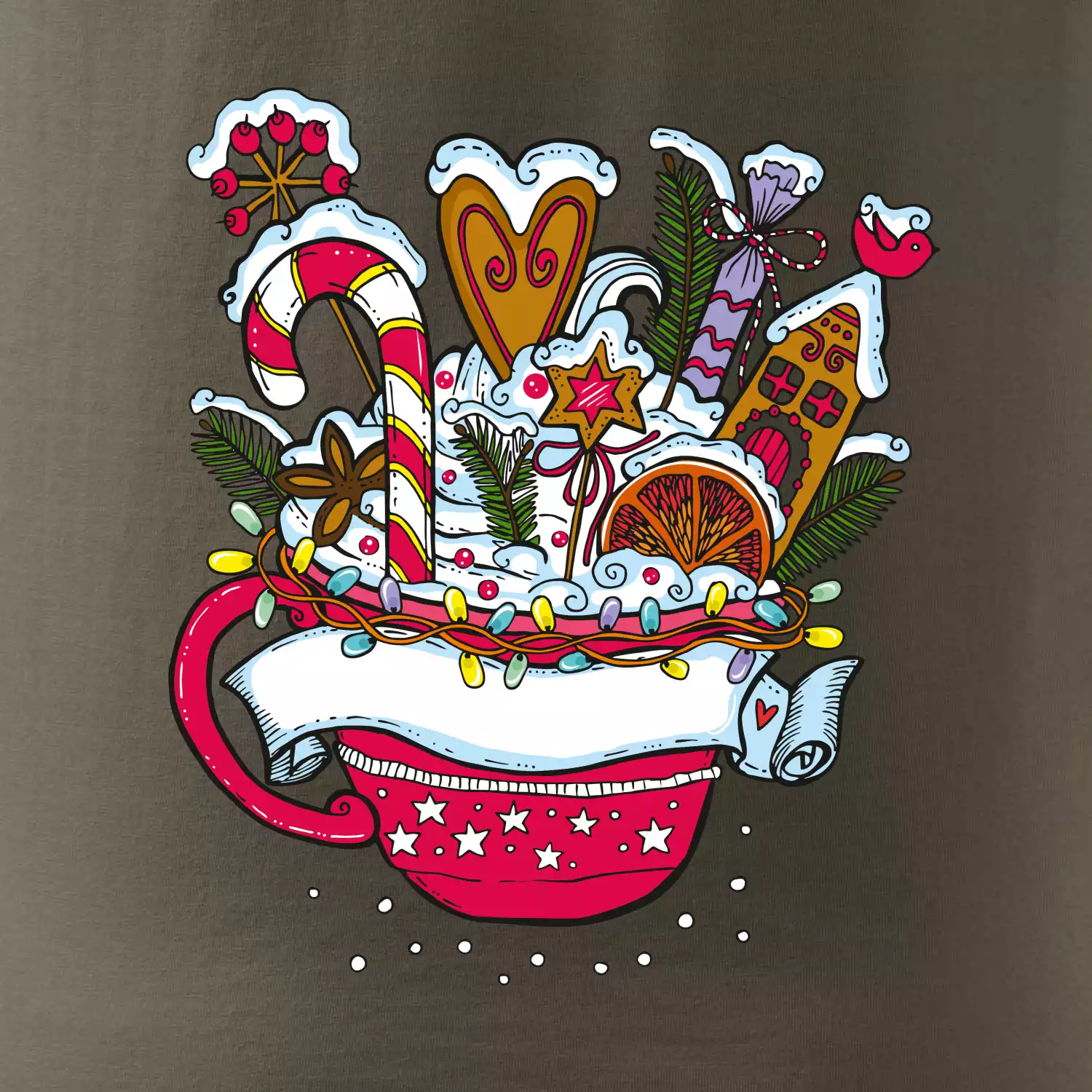 Vánoční Punč - hrneček (Pecka design)