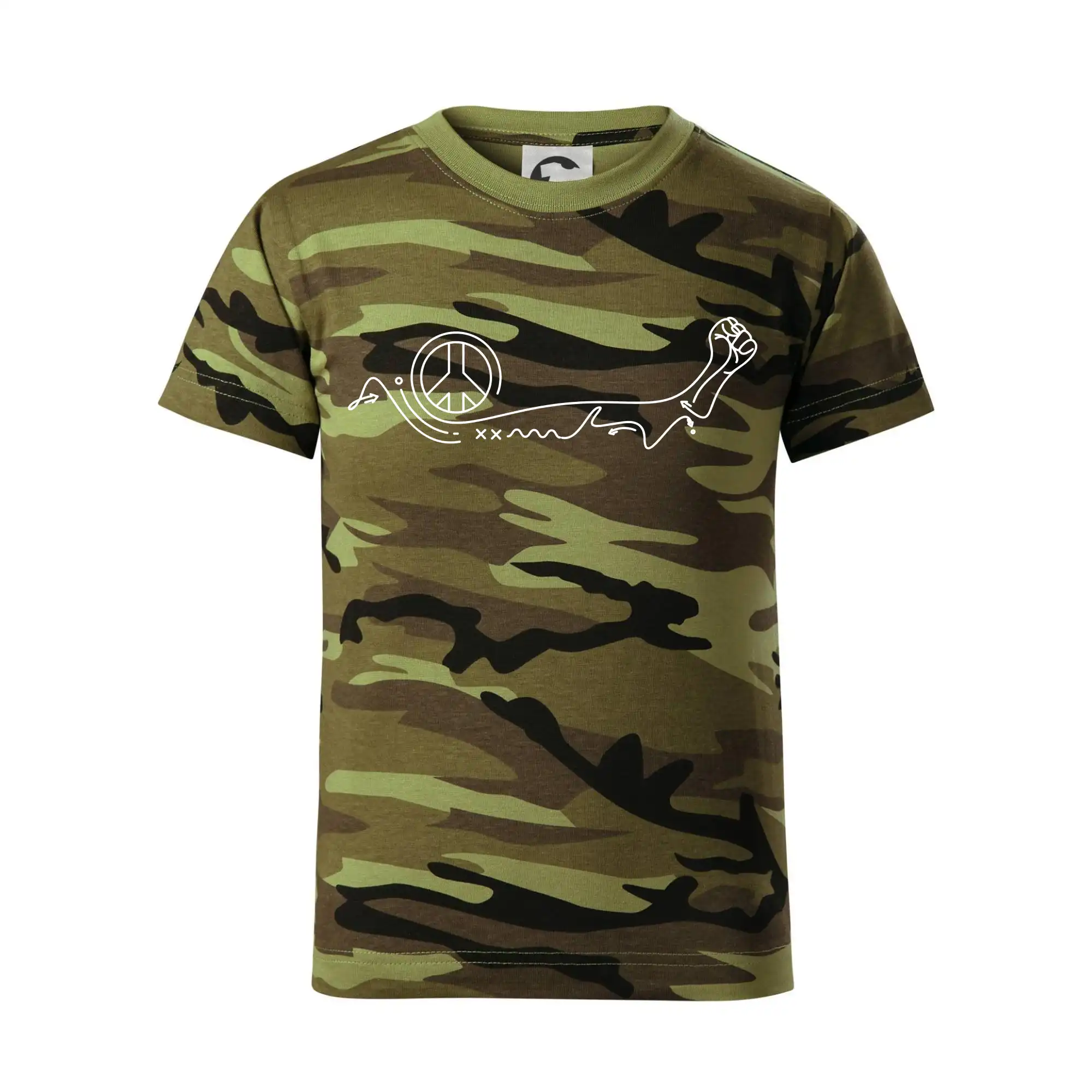Pěst a symbol míru