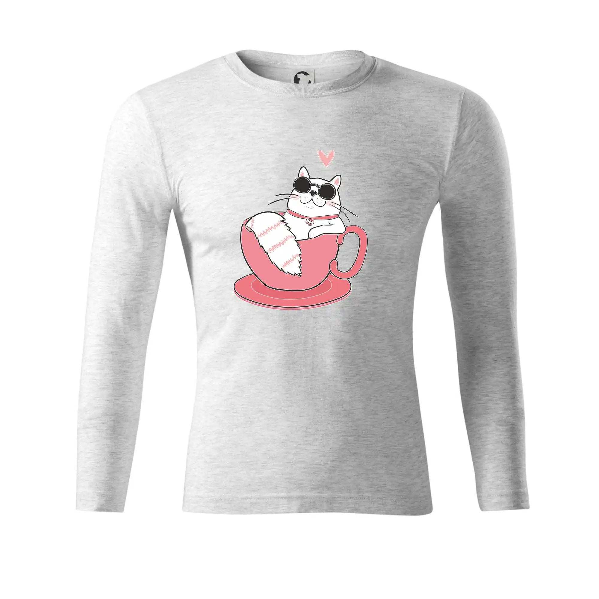 Hustá kočka v hrníčku