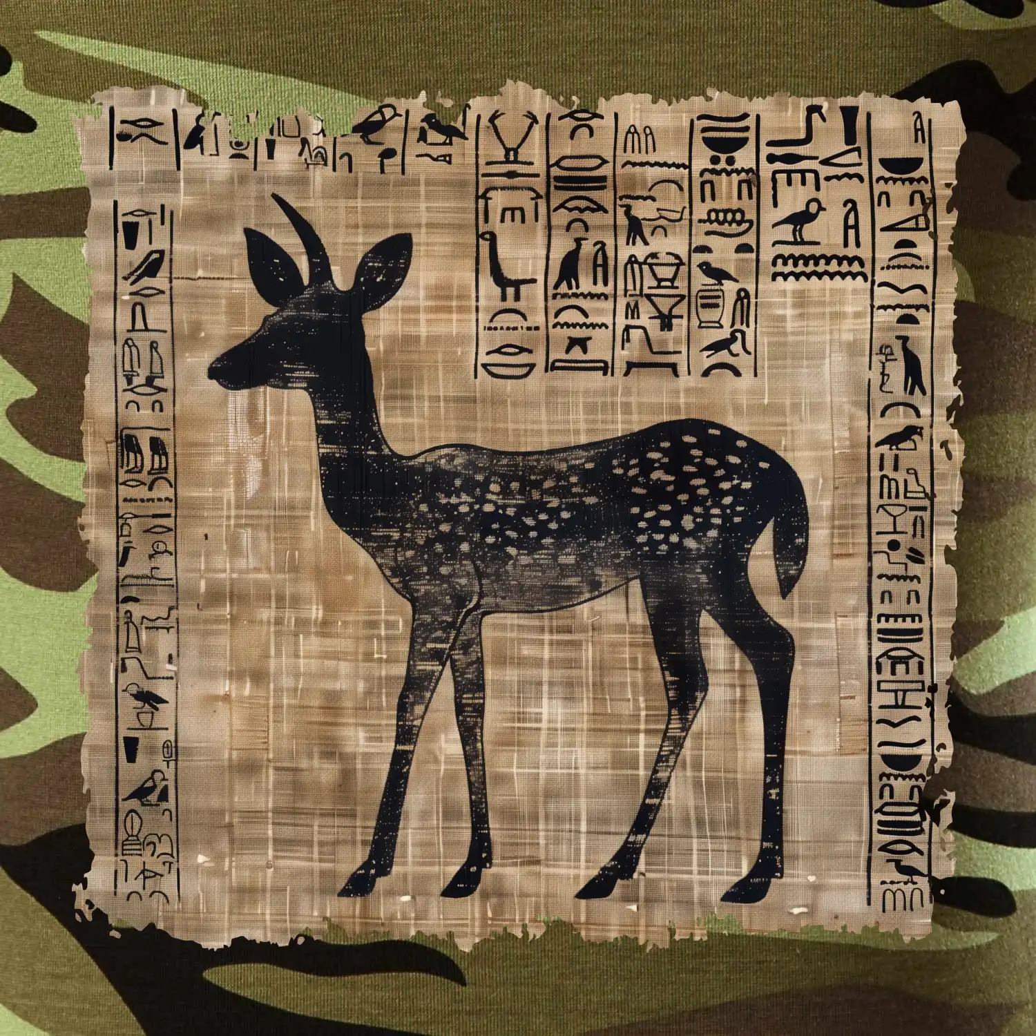 Egyptské hieroglyfy srnka