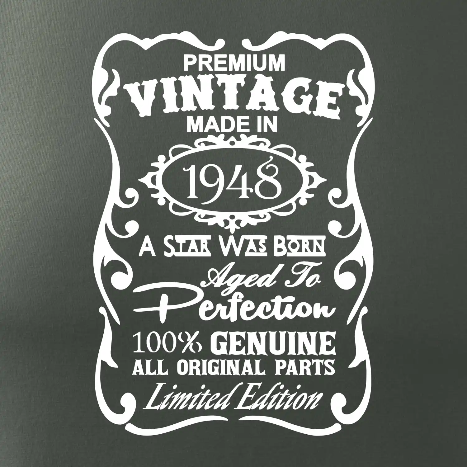 Vintage Etiketa - 1948