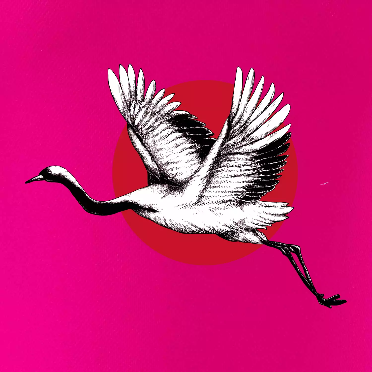 Japan culture - čáp