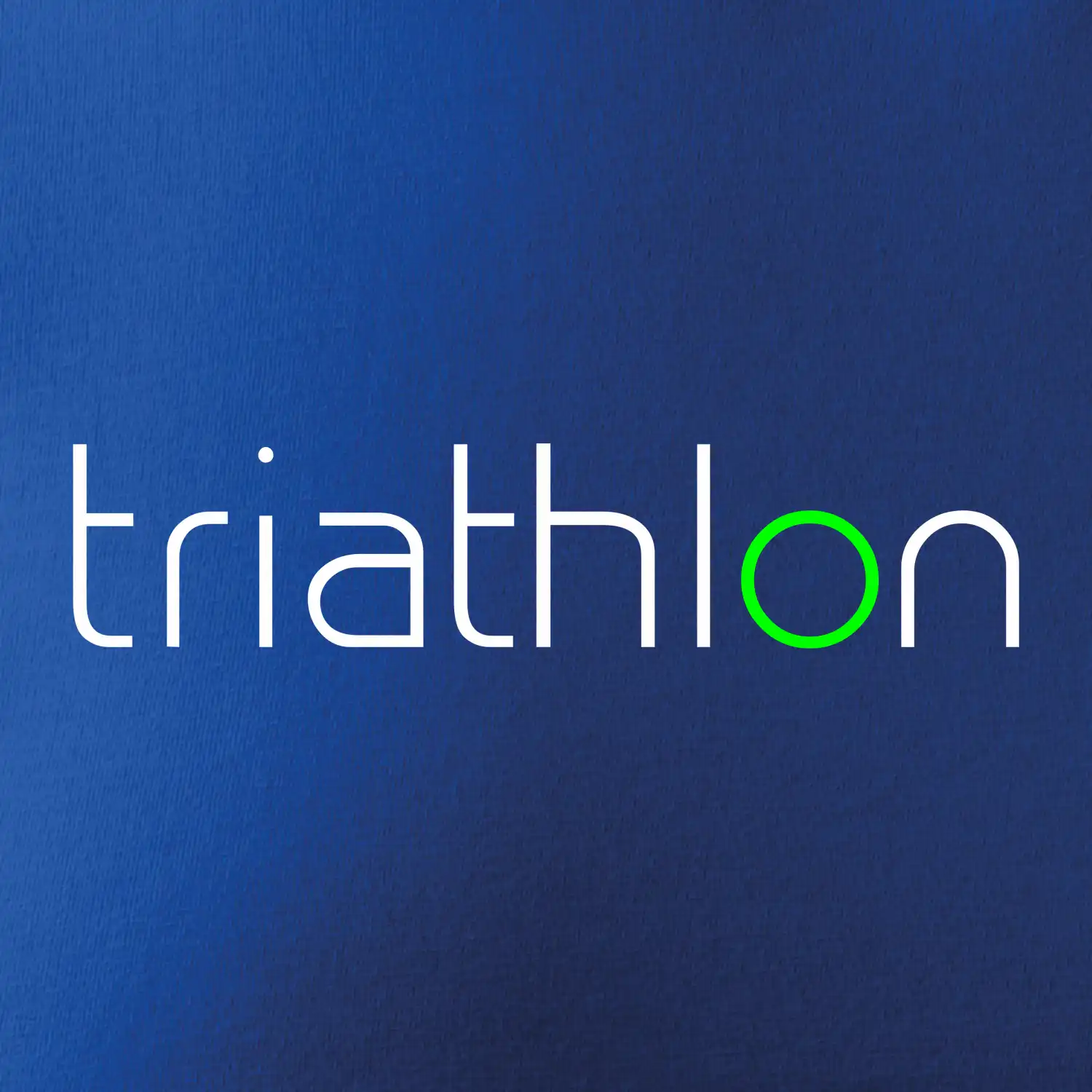 Triathlon nápis