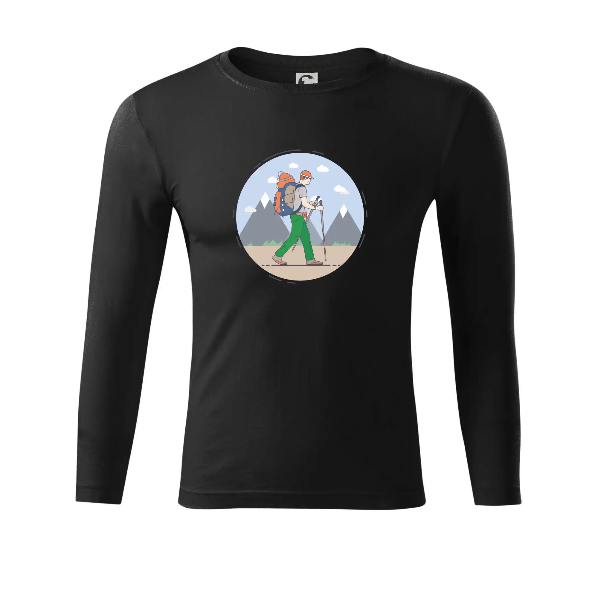 Barevný párový motiv na hory