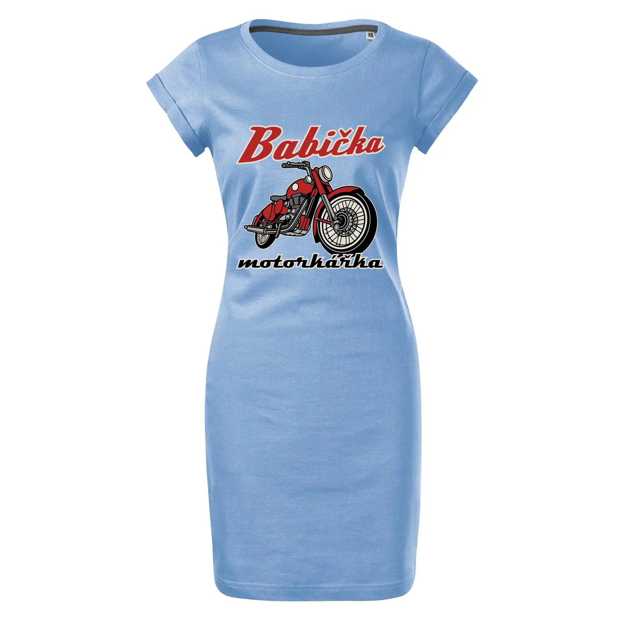 Babička motorkářka