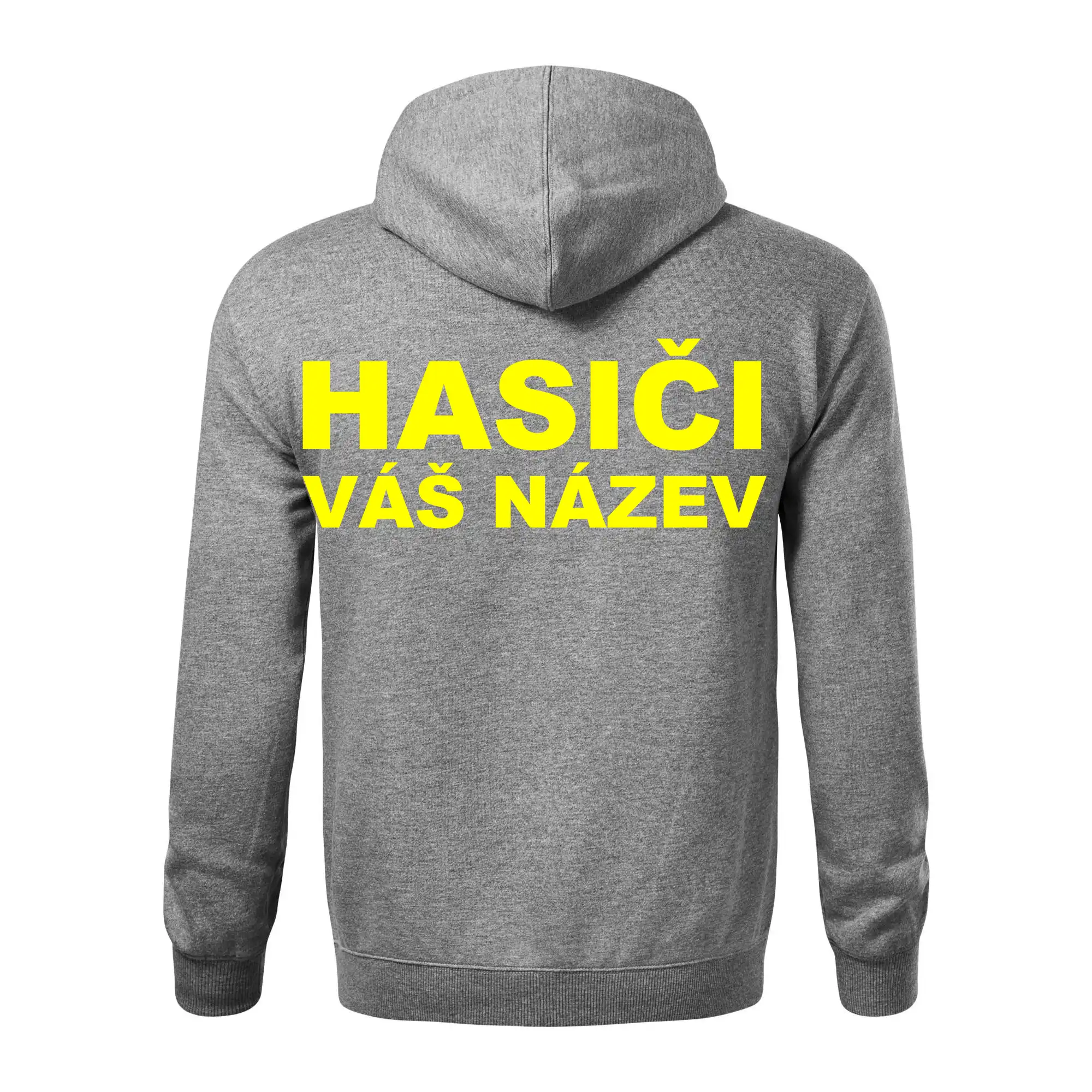 Hasiči - žlutý nápis - váš název sboru