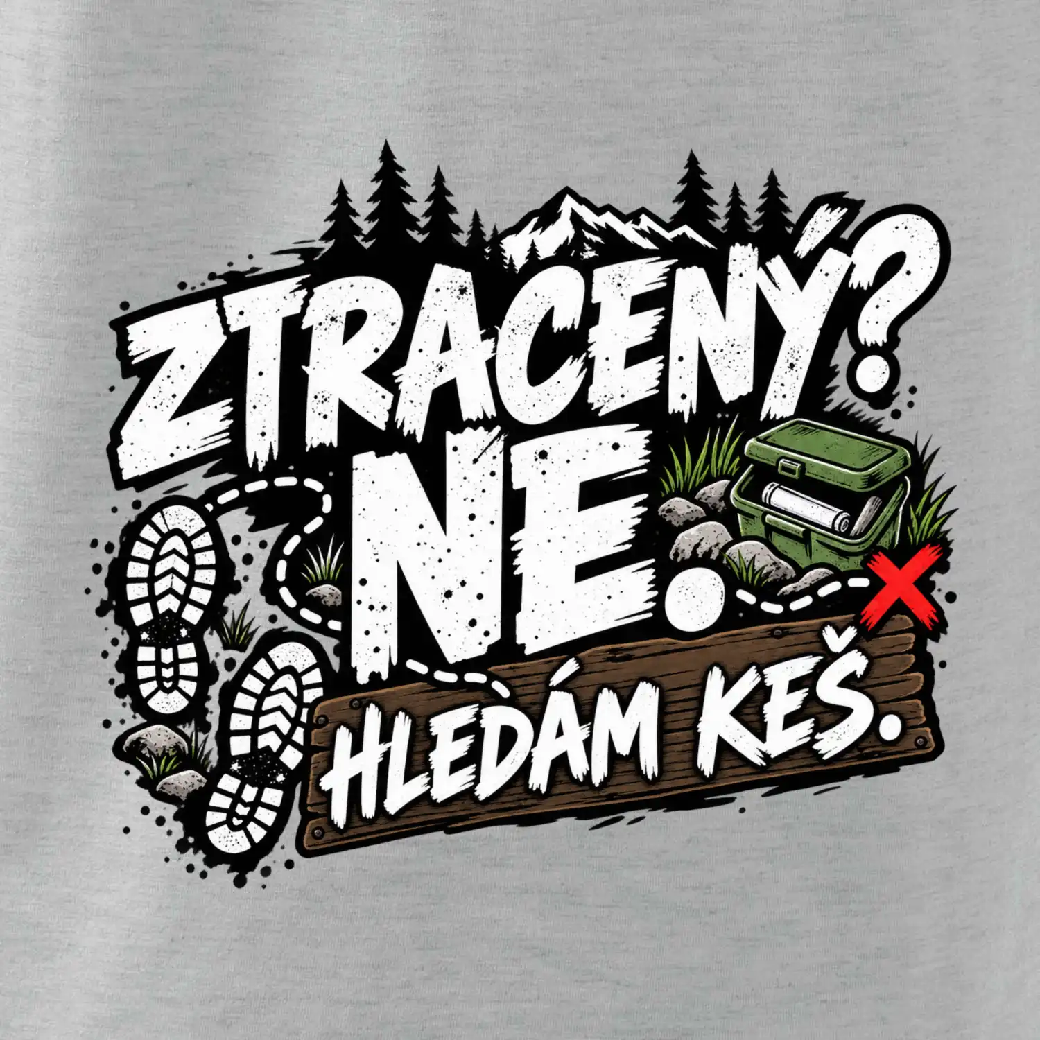 Ztracený ne hledám keš otisky bot