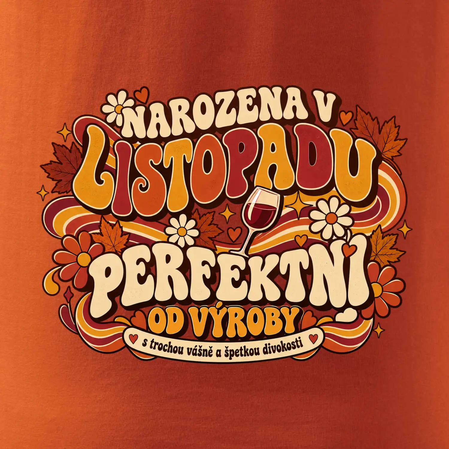 Narozena v listopadu perfektní od výroby retro