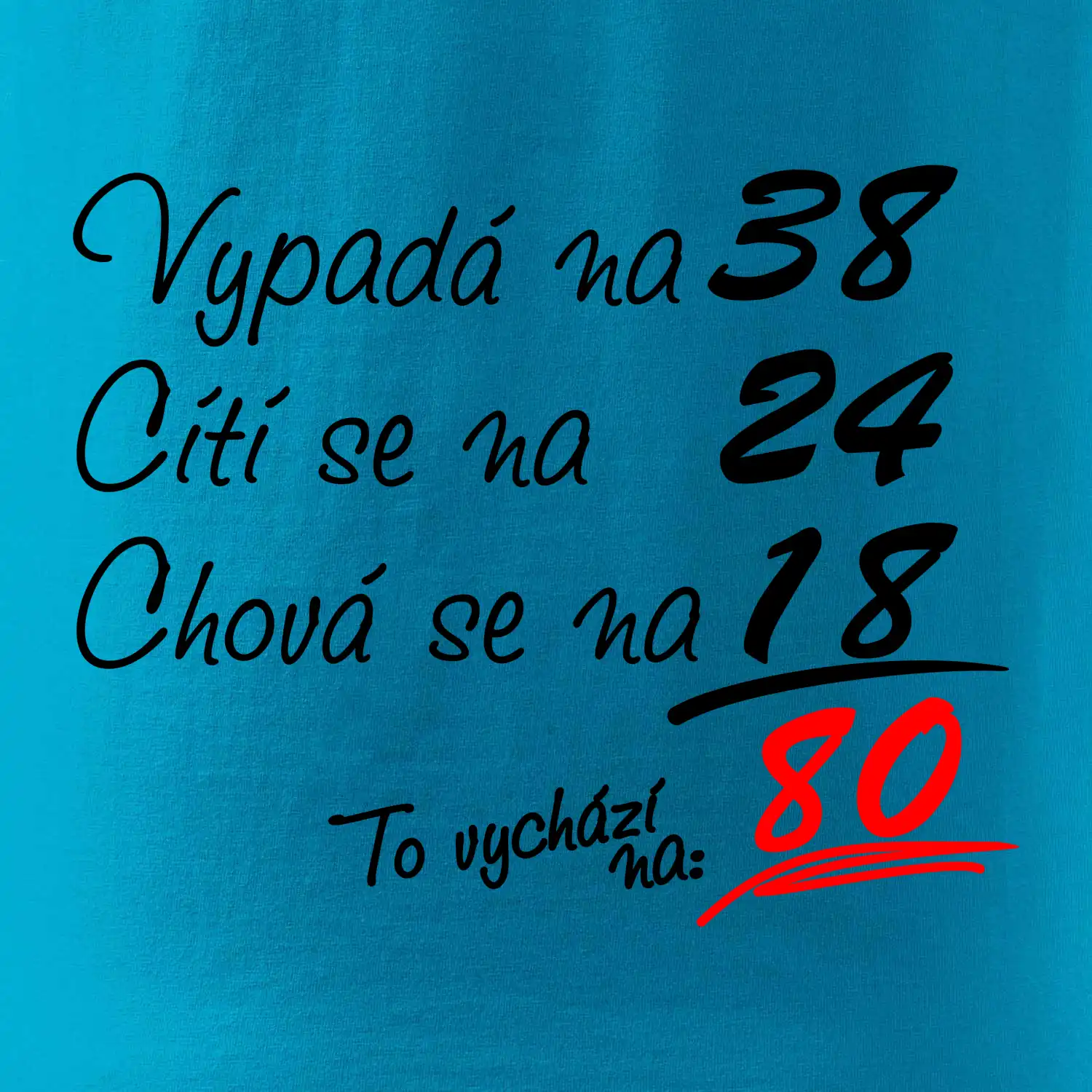 Vypadá, cítí se, chová se - 80 let