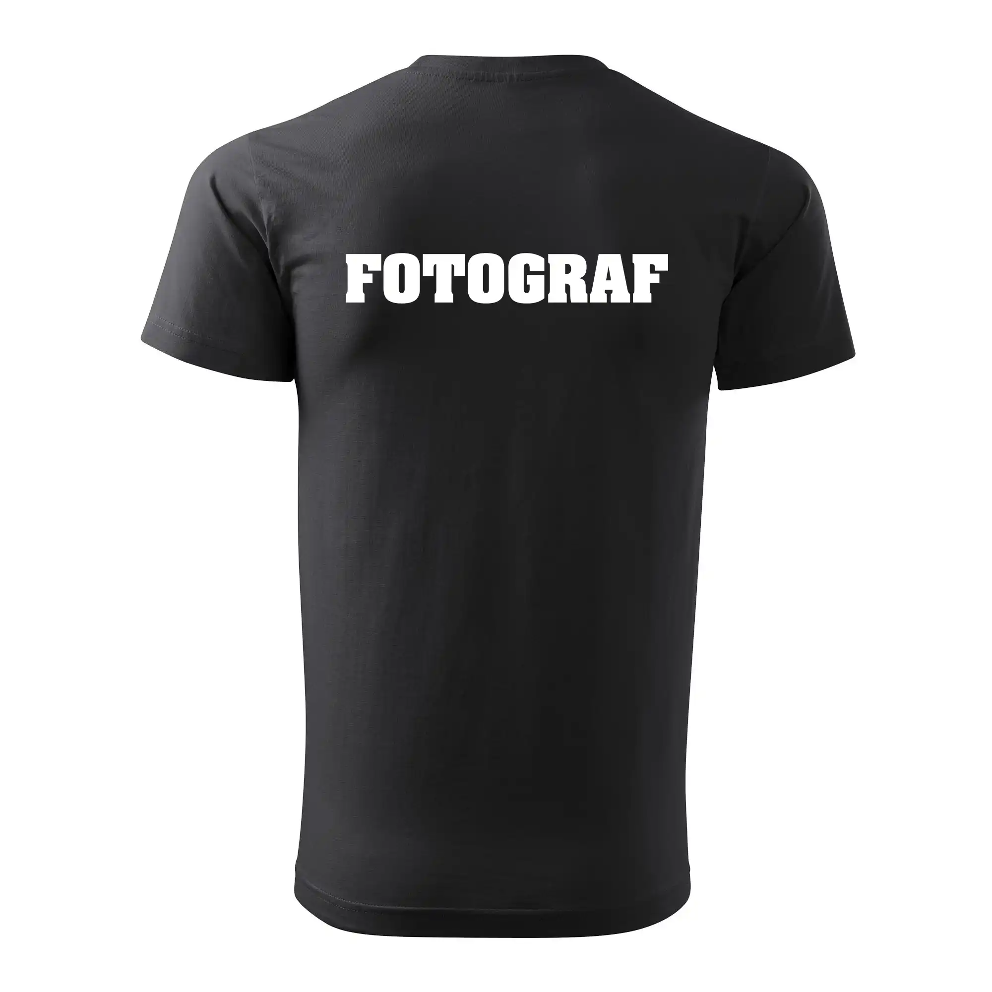 Novinář nápis - Fotograf