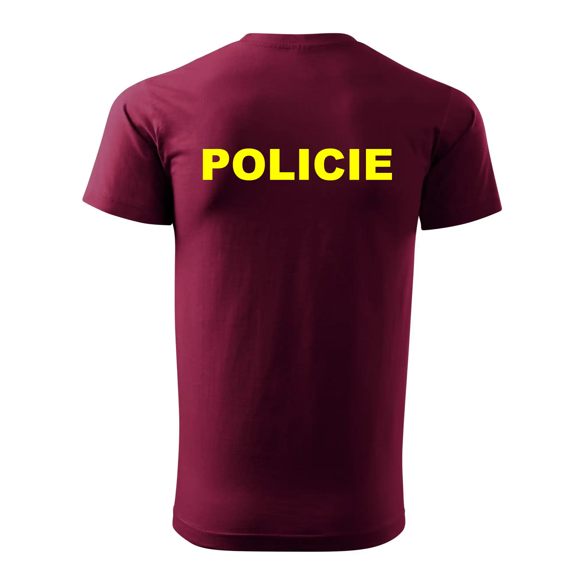 Policie Nápis žlutý