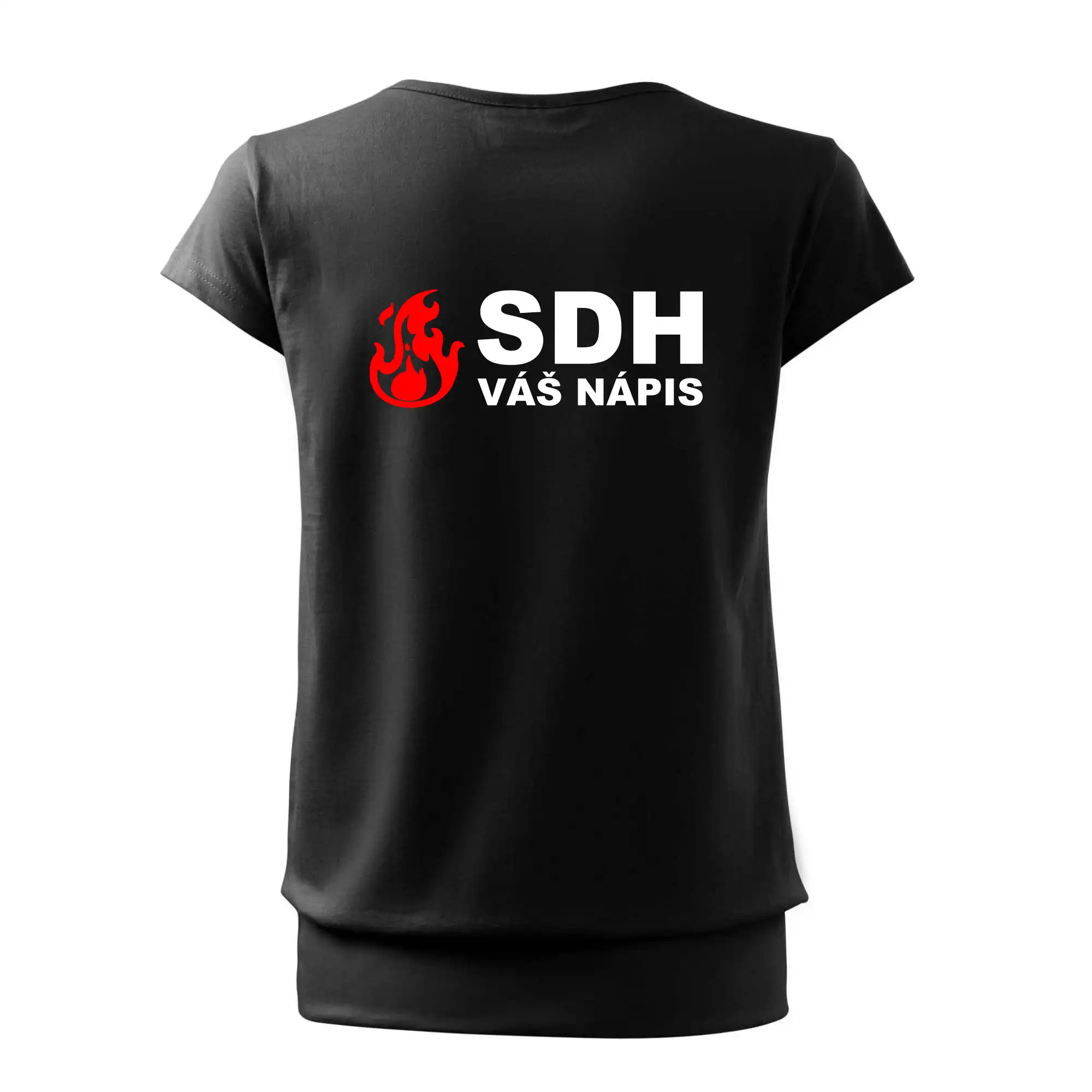 SDH nápis (oheň, název sboru - vlastní nápis)