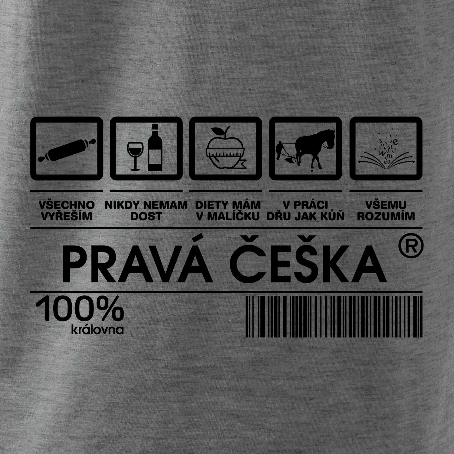Čárový kód  - Pravá Češka