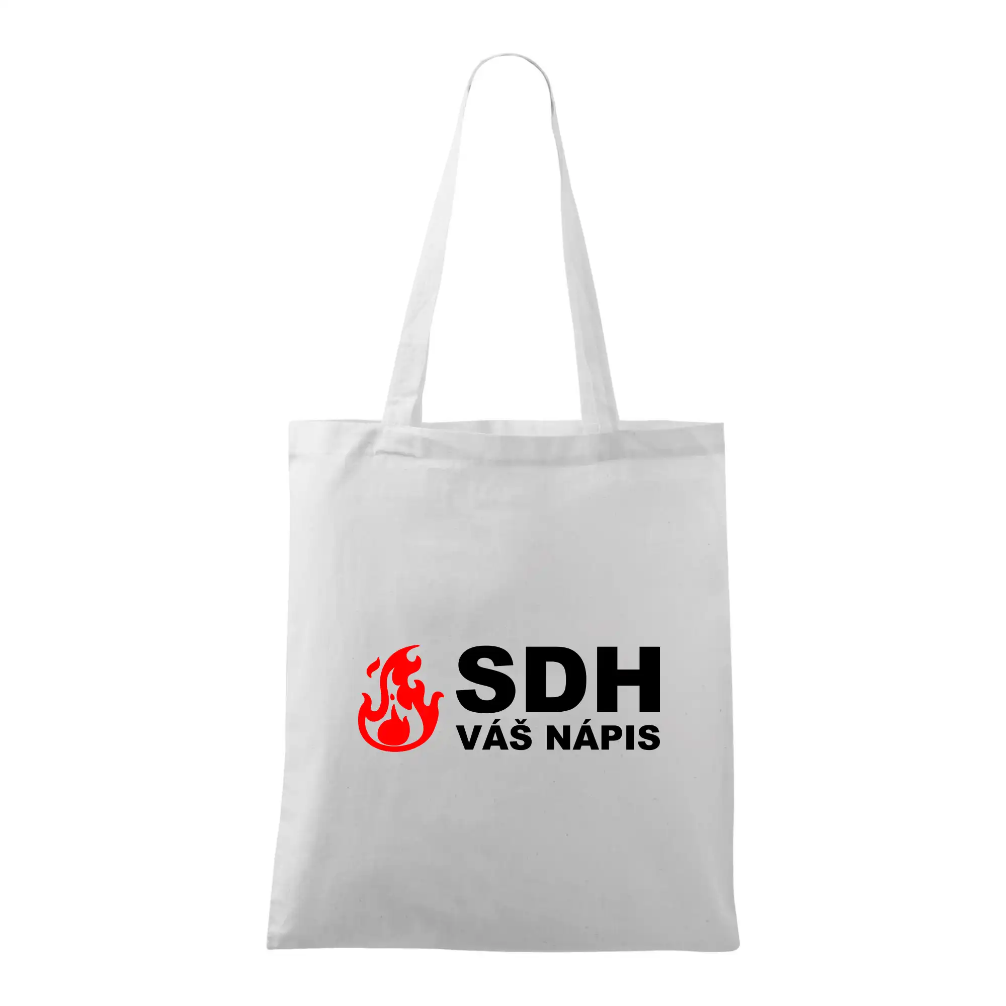SDH nápis (oheň, název sboru - vlastní nápis)