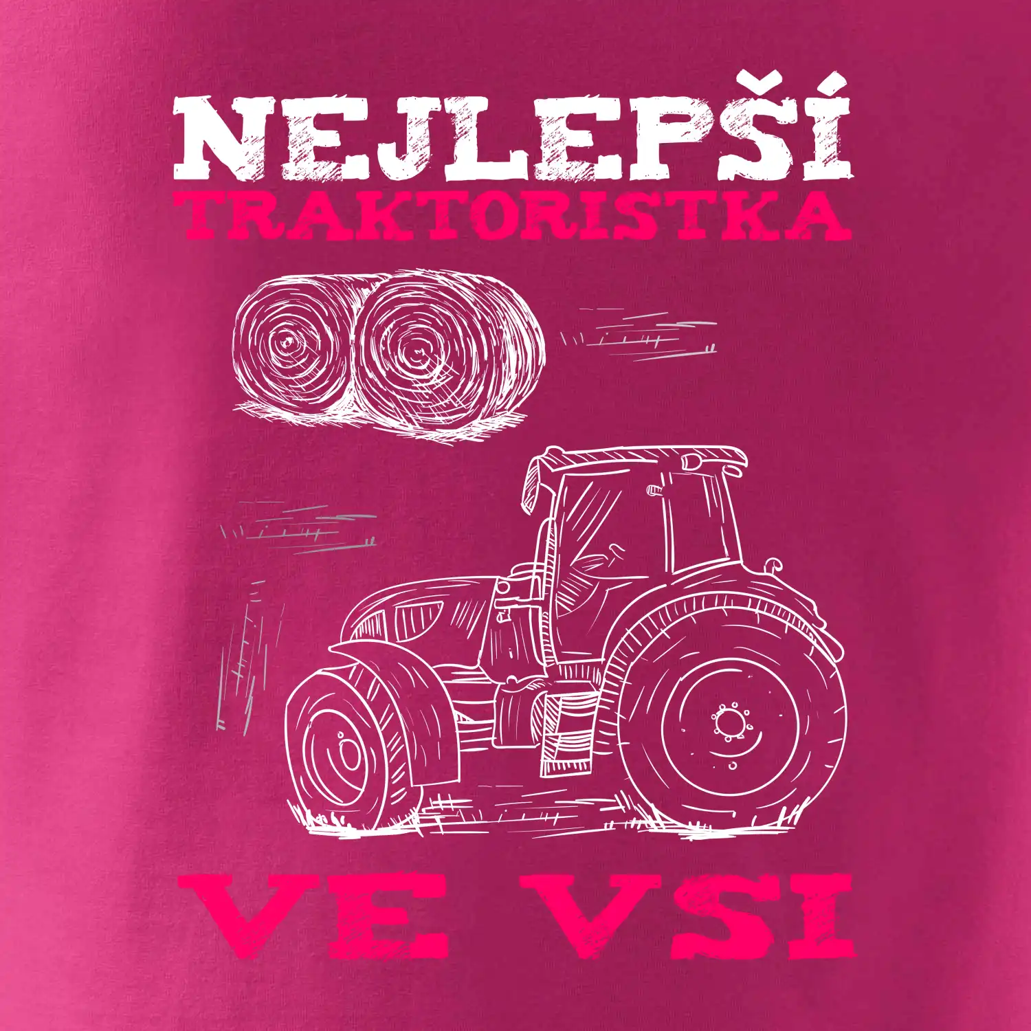 Traktoristka - nejjepší ve vsi
