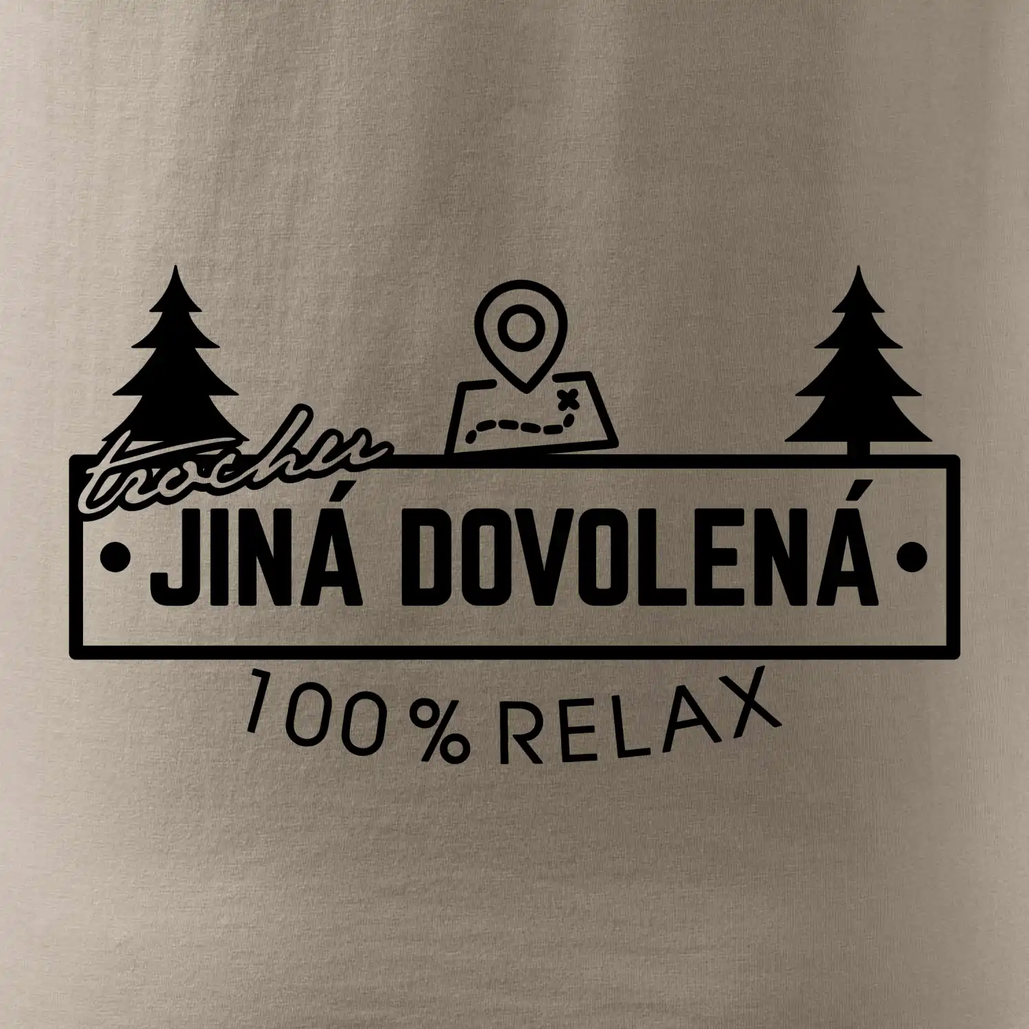 Trochu jiná dovolená mapa