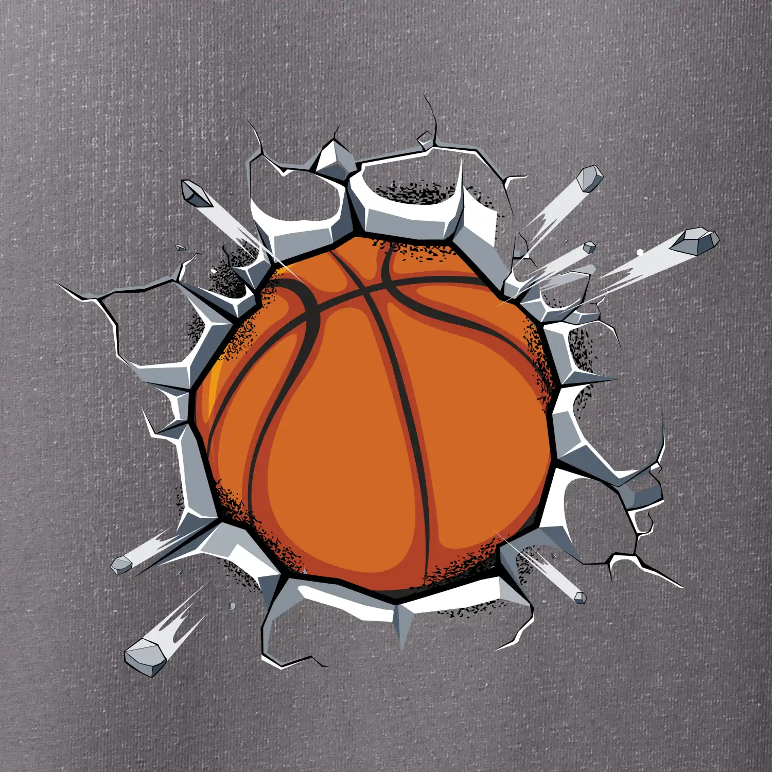 Basketbal míč v triku