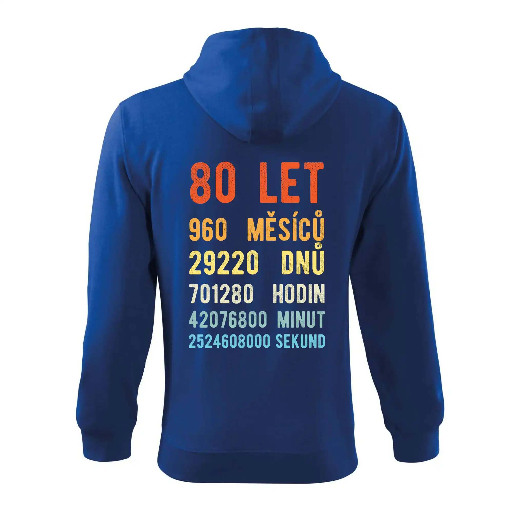 Narozeniny 80 přepočet času