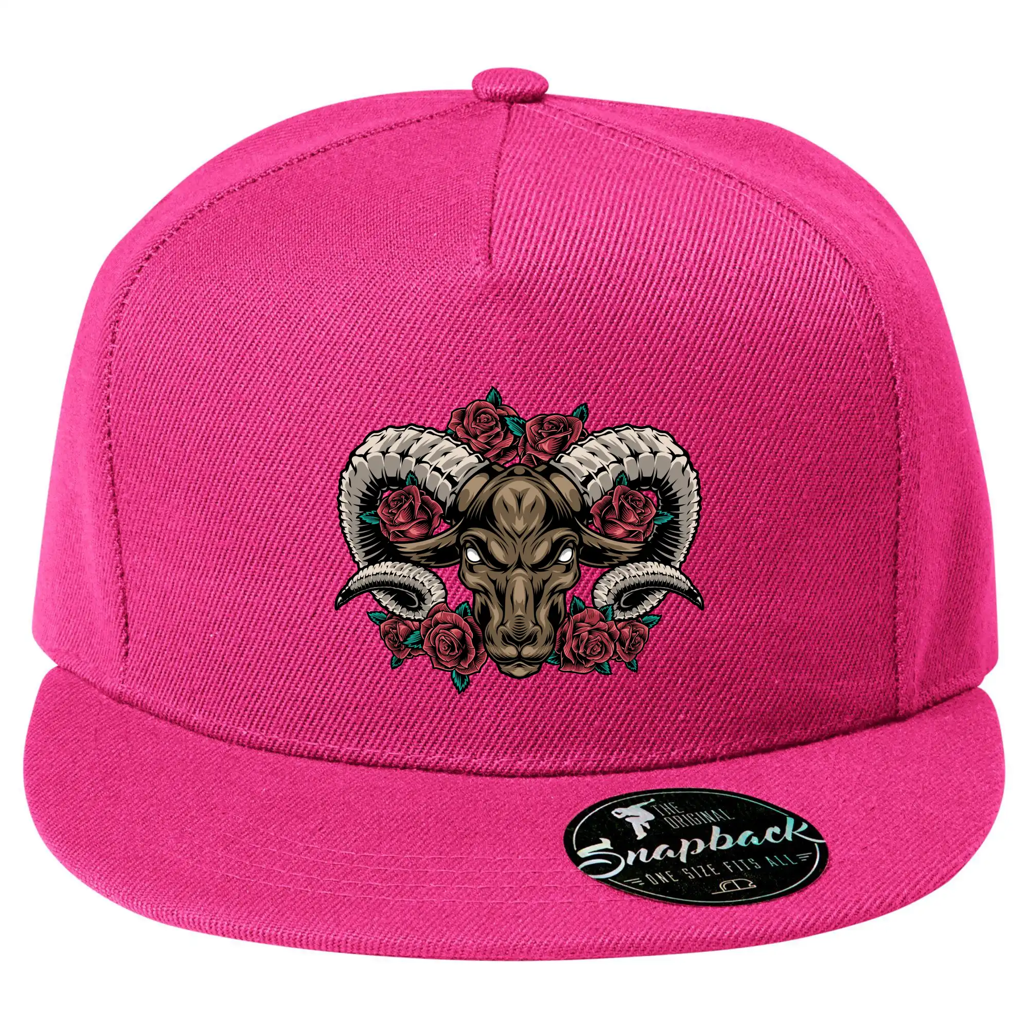 Hlava berana s růžemi