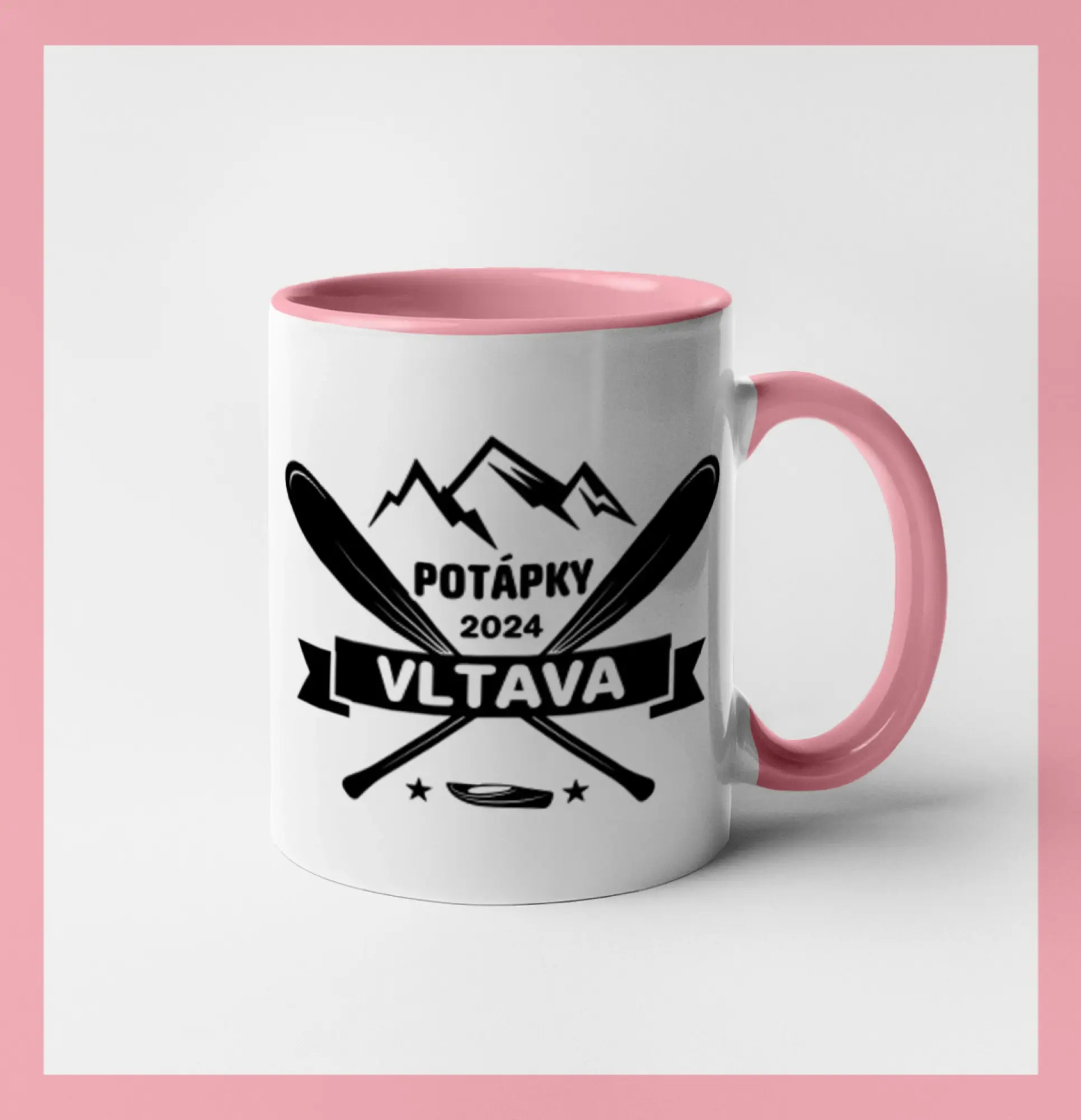 Na vodu - pádla hory (vlastní nápis)