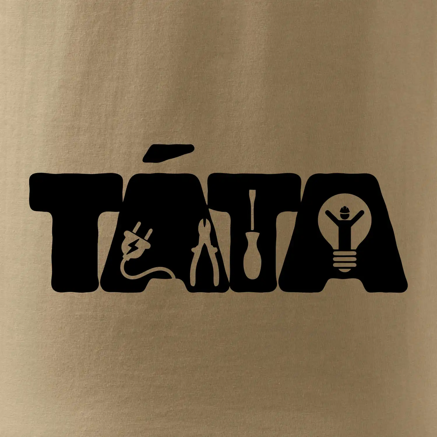 Táta nápis - elektrikář