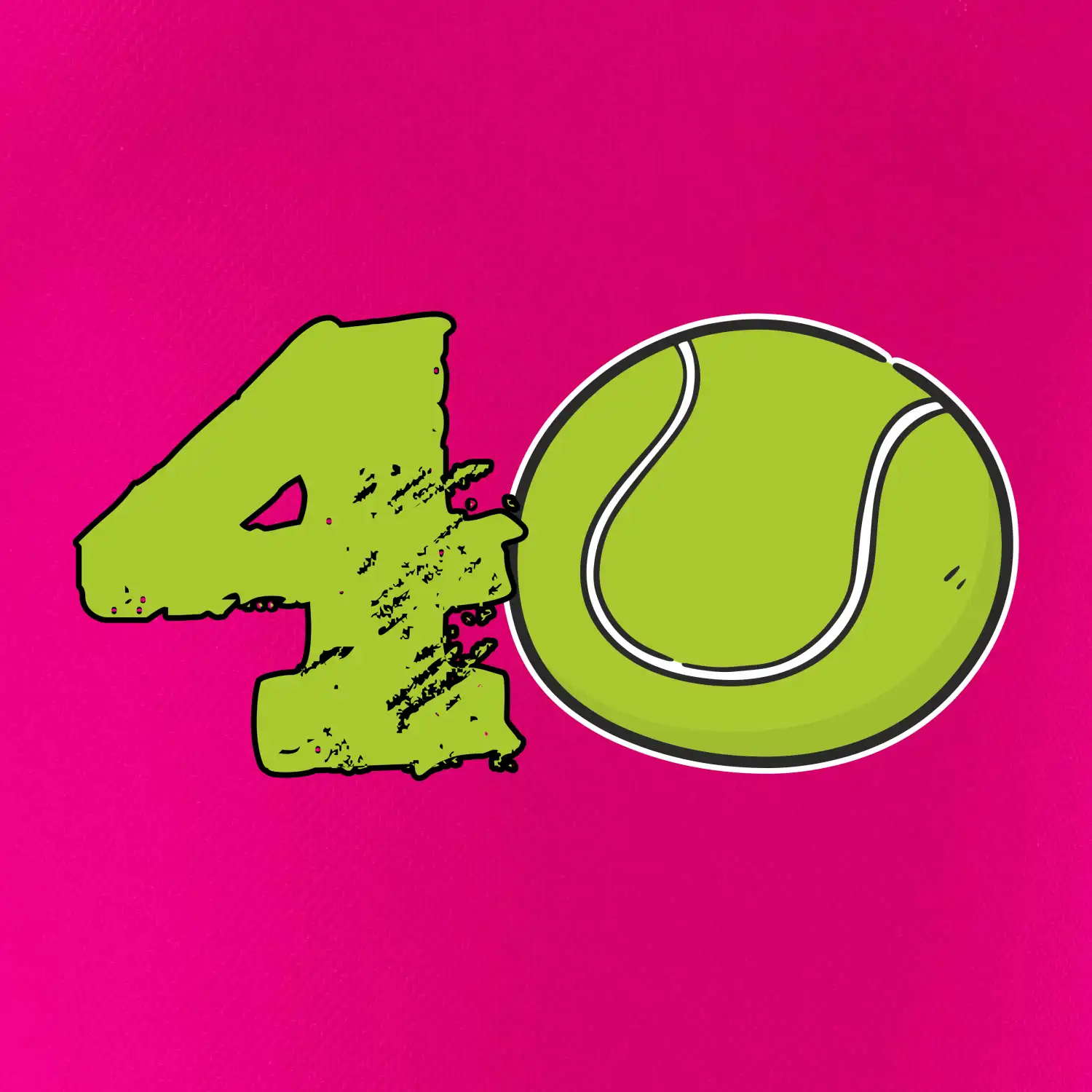 Tenis kulaté narozeniny 40